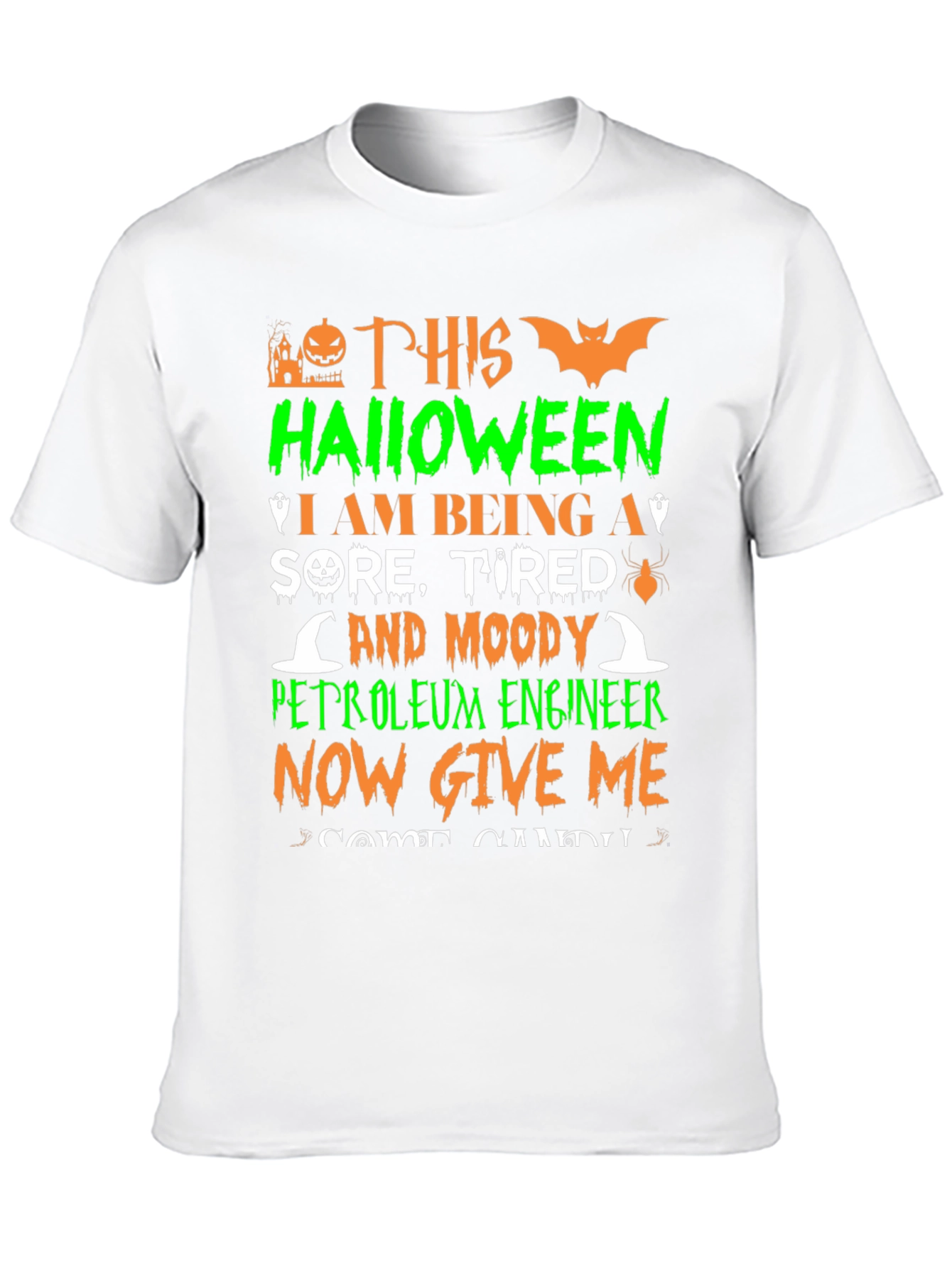 Funny Petroleum Engineer Halloween T-Shirt - 10