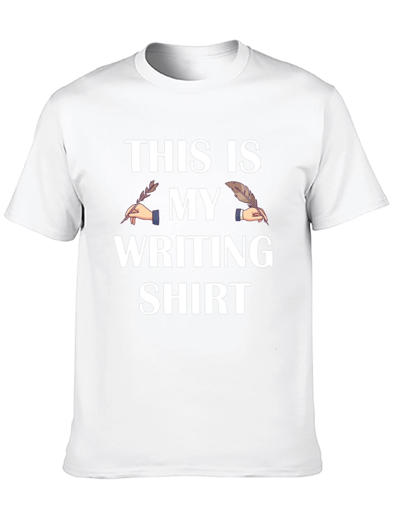 Black This is My Writing Shirt - Funny Writer T-Shirt view 10