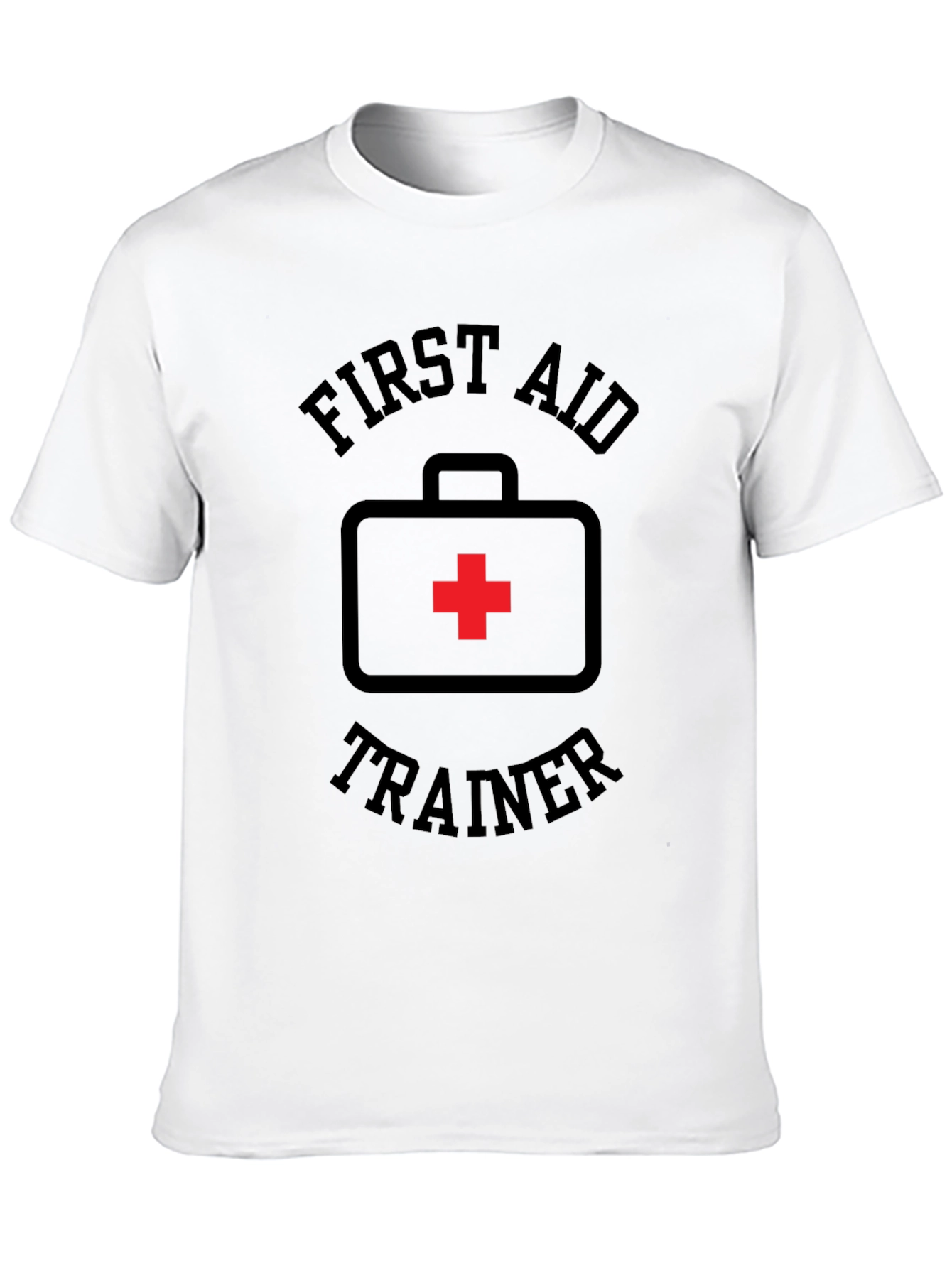 Black First Aid Trainer T-Shirt view 10