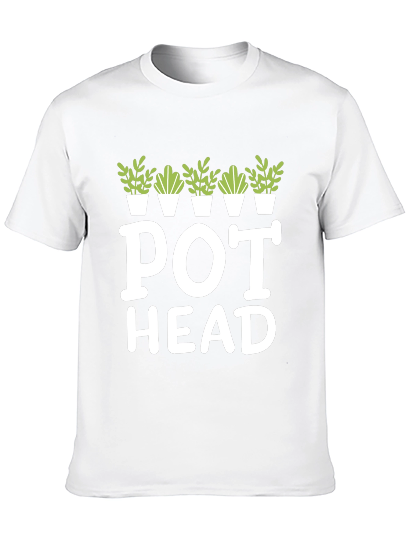 Black Pot Head Graphic Tee - Gardening Lover T-Shirt view 10
