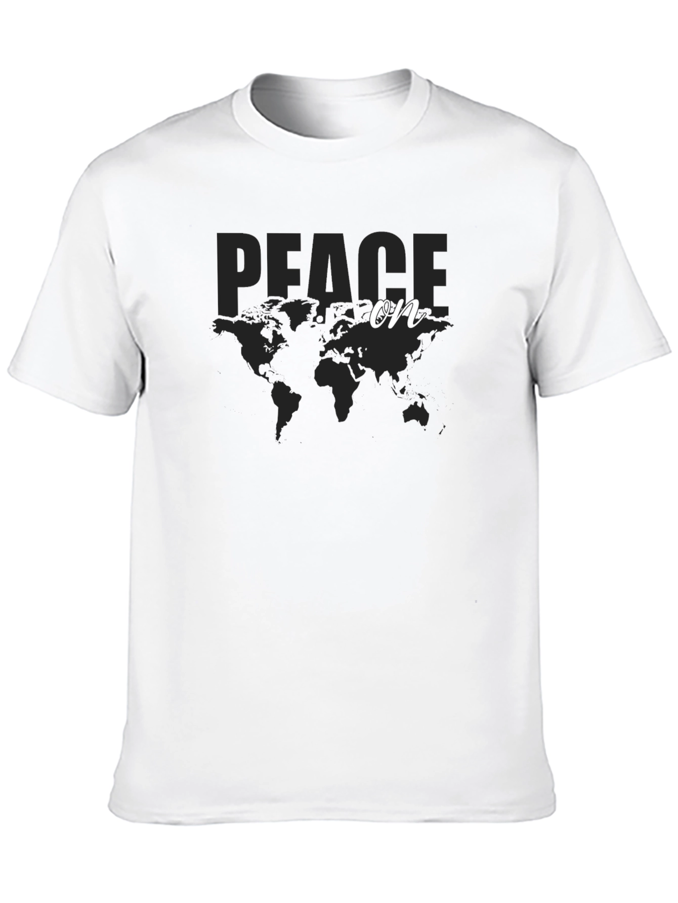 Black Peace on Earth Graphic Tee view 10