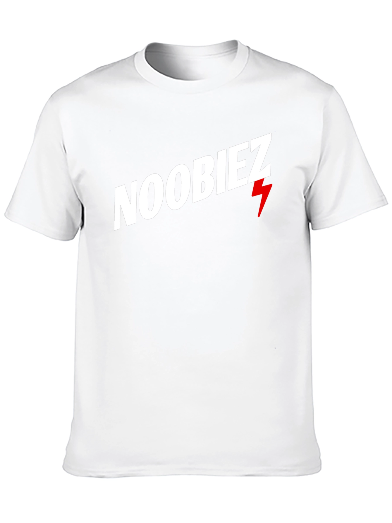 Black Noobiez Graphic Tee - Cool Casual Black T-Shirt view 10