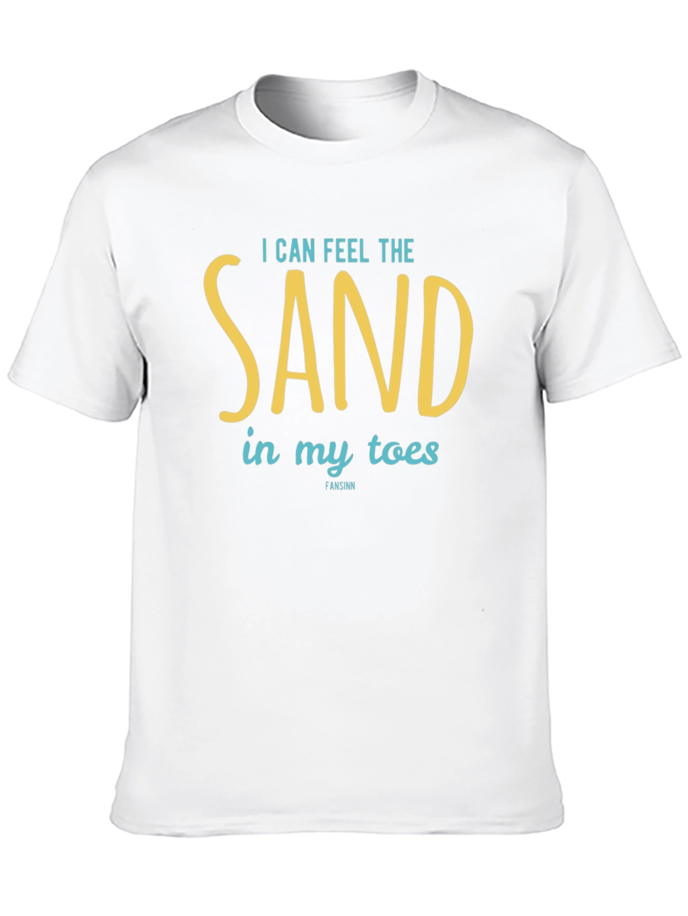 Black I Can Feel The Sand In My Toes Black T-Shirt view 10