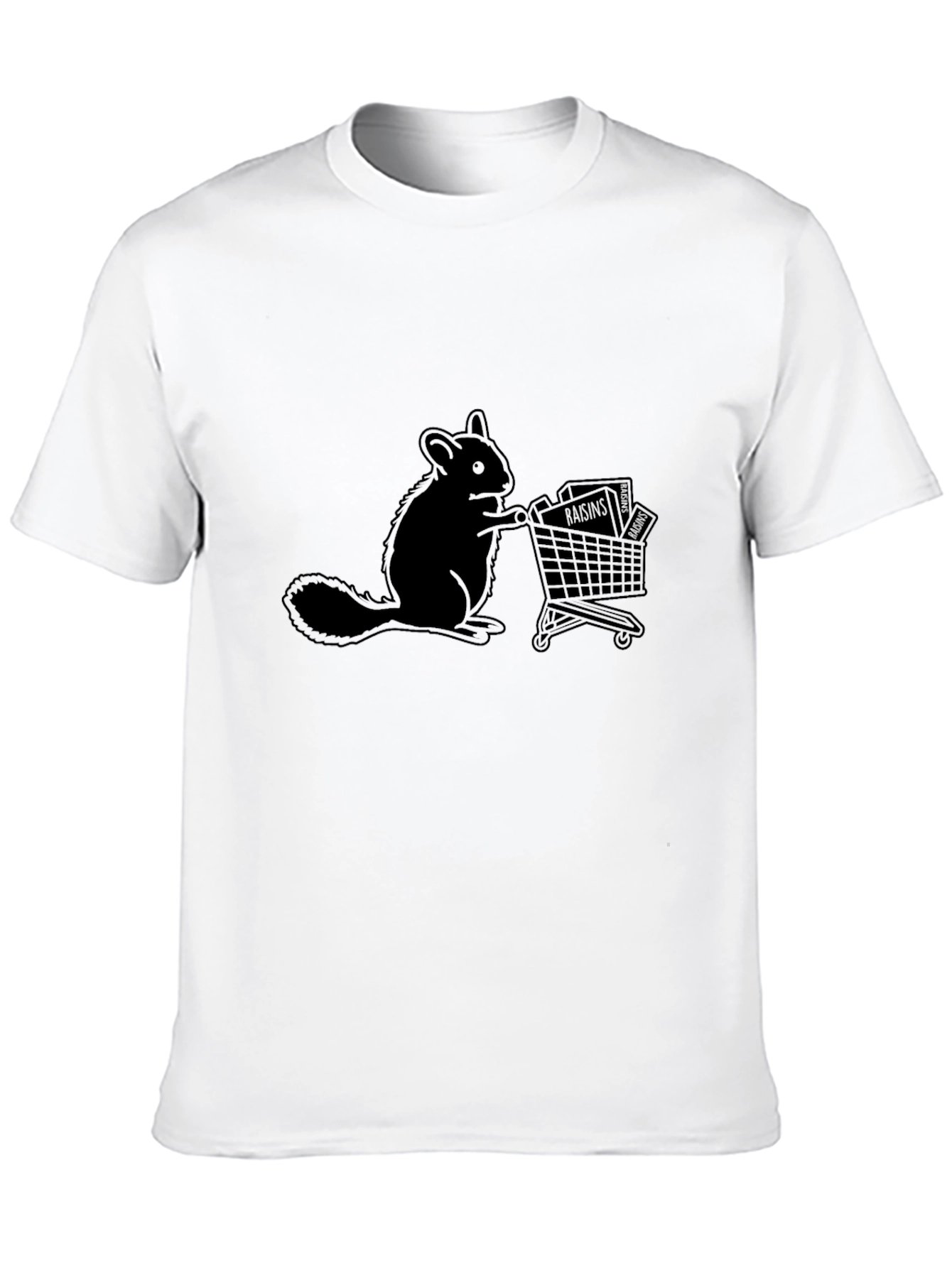Black Squirrel Shopping Spree Graphic Tee - Black view 10