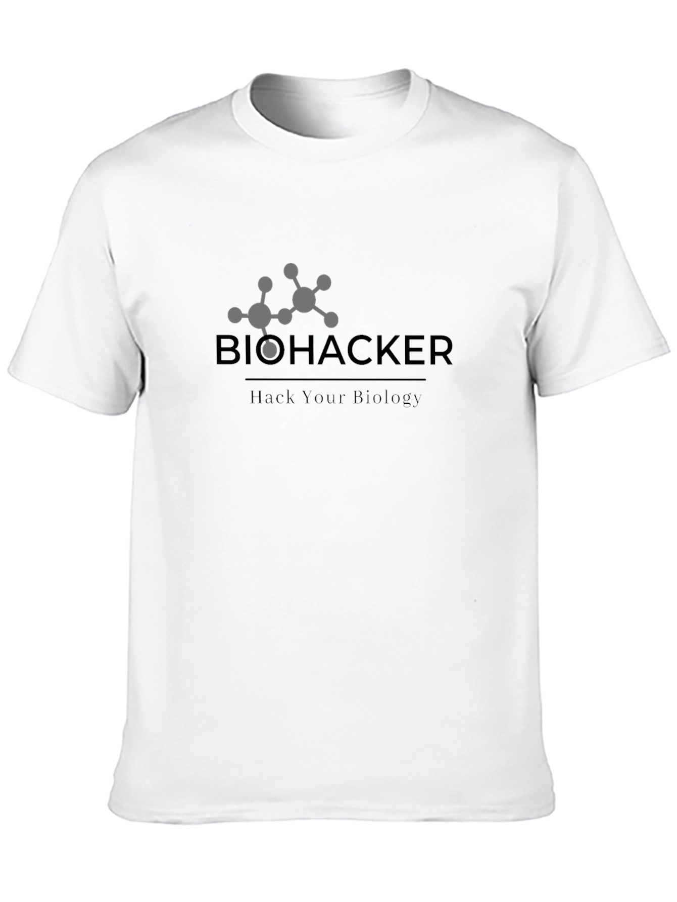 Black Biohacker T-Shirt - Hack Your Biology view 10