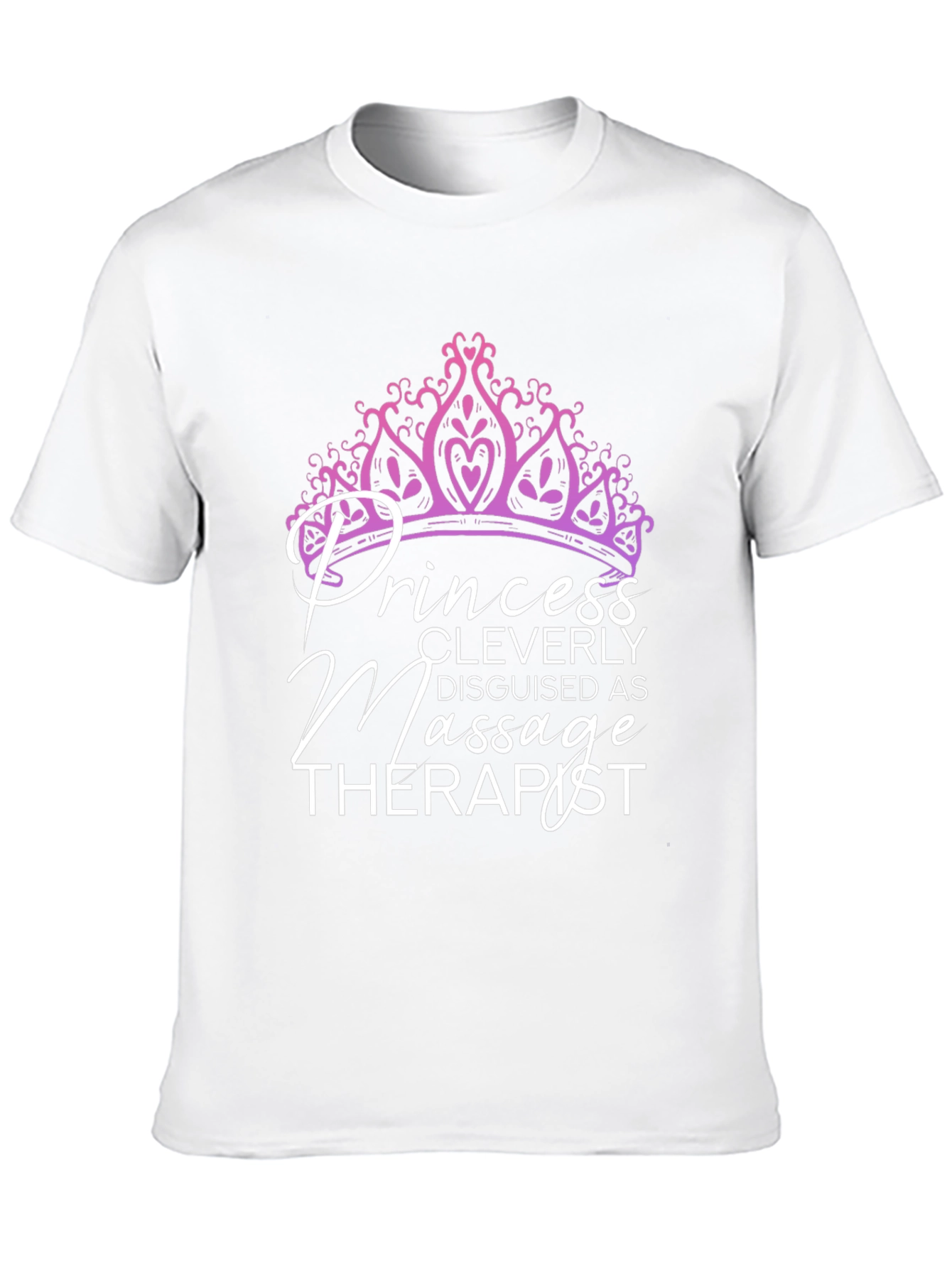 Black Princess Massage Therapist T-Shirt view 10