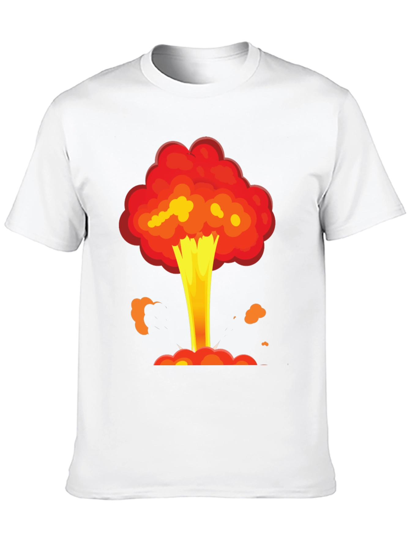 Black Explosion Graphic Tee - Atomic Style Shirt view 10