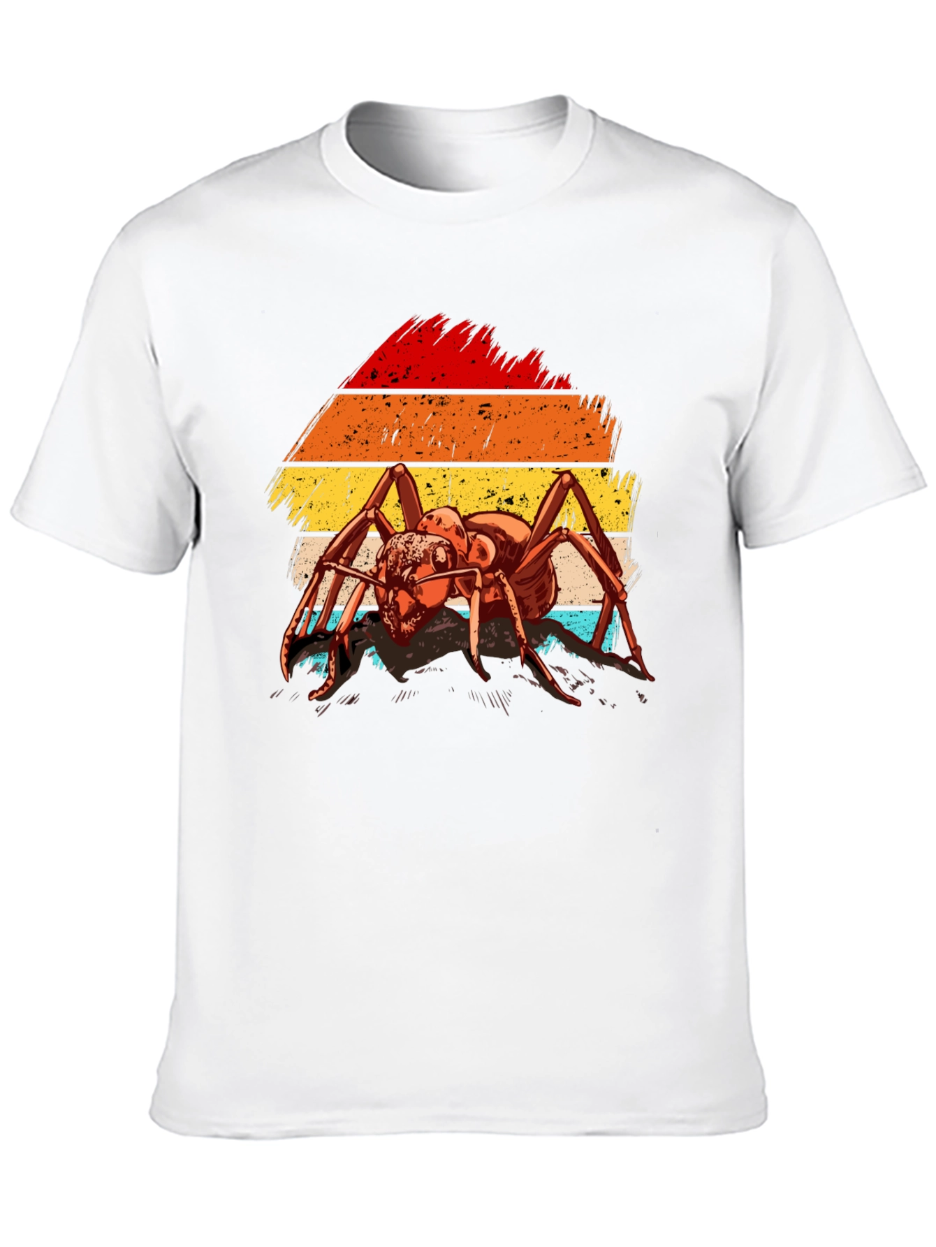 Black Retro Ant Graphic T-Shirt view 10