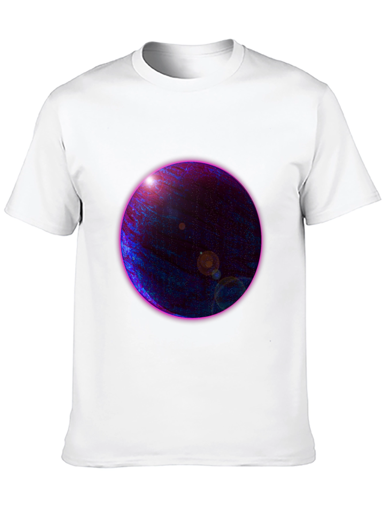 Black Cosmic Planet Graphic Tee view 10