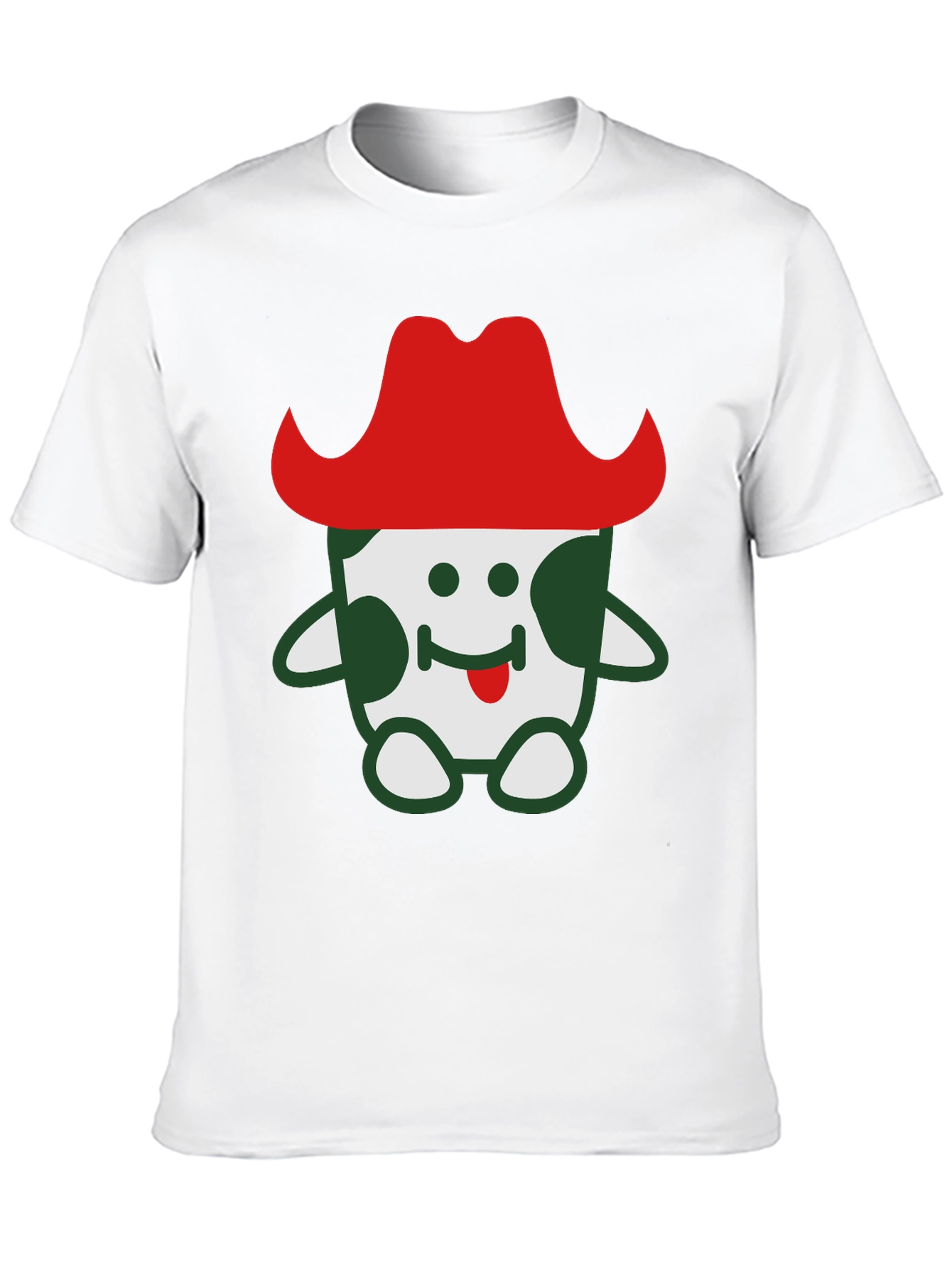 Black Fun Cartoon Cowpoke T-Shirt view 10