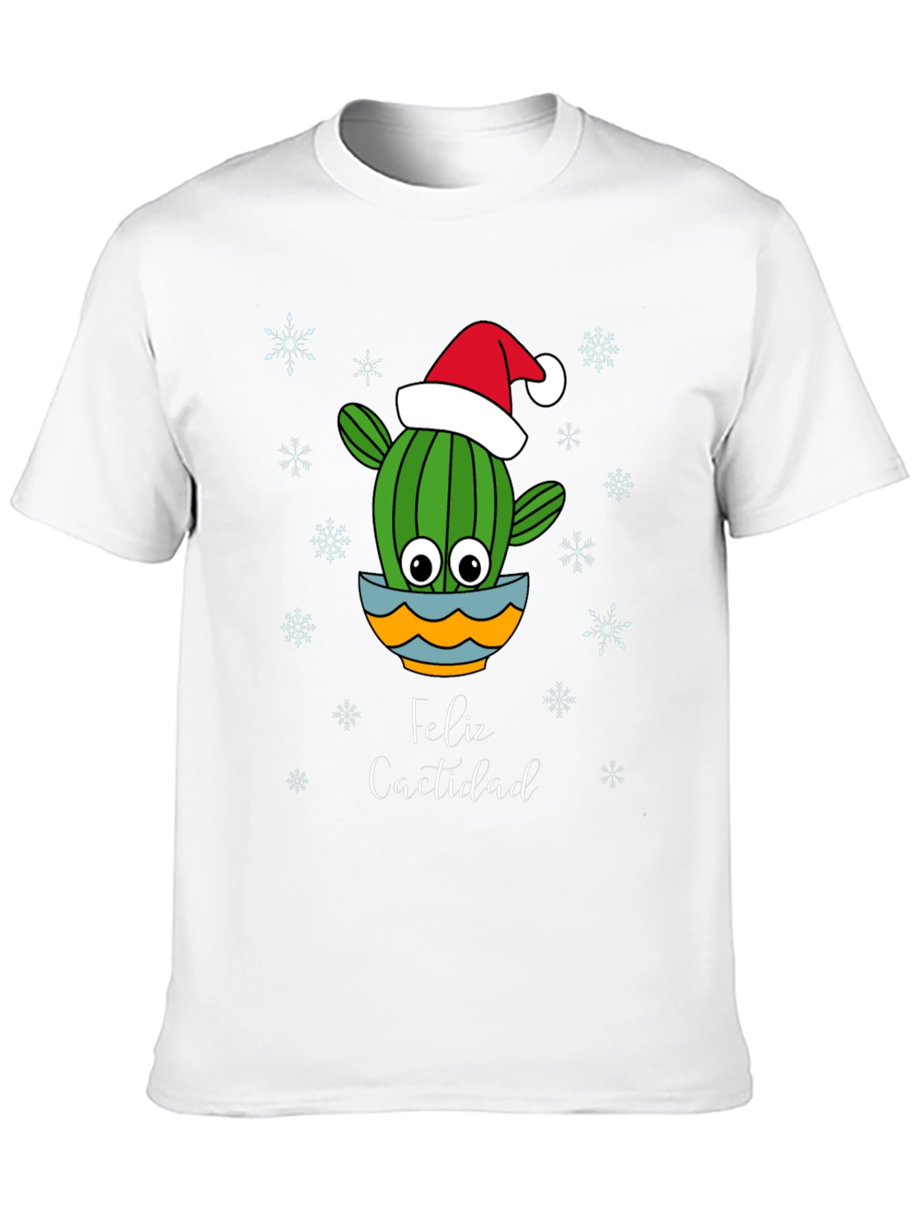 Black Feliz Cactidad Cactus Christmas Holiday Shirt view 10