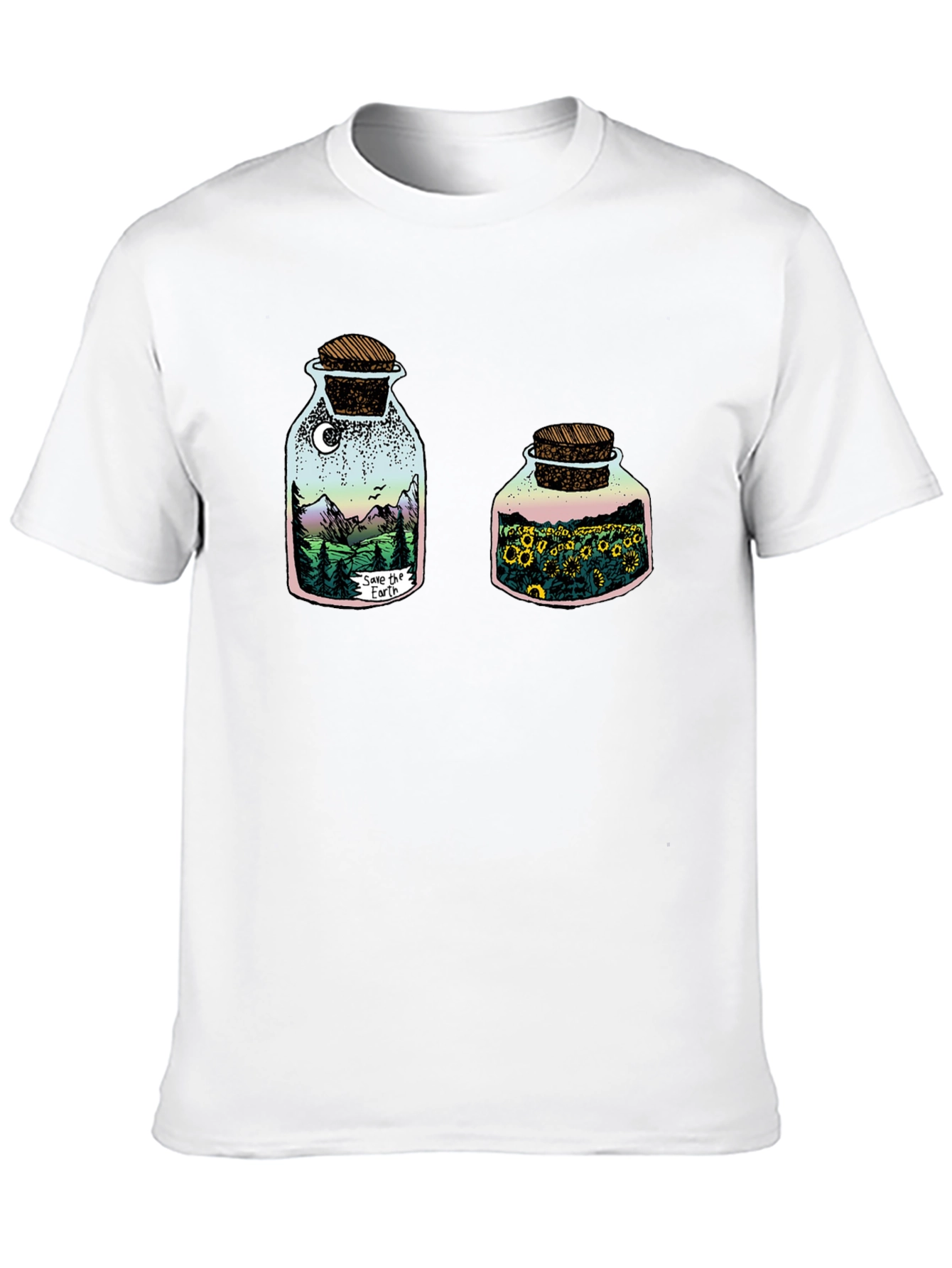 Black Nature in a Jar Graphic Tee view 10
