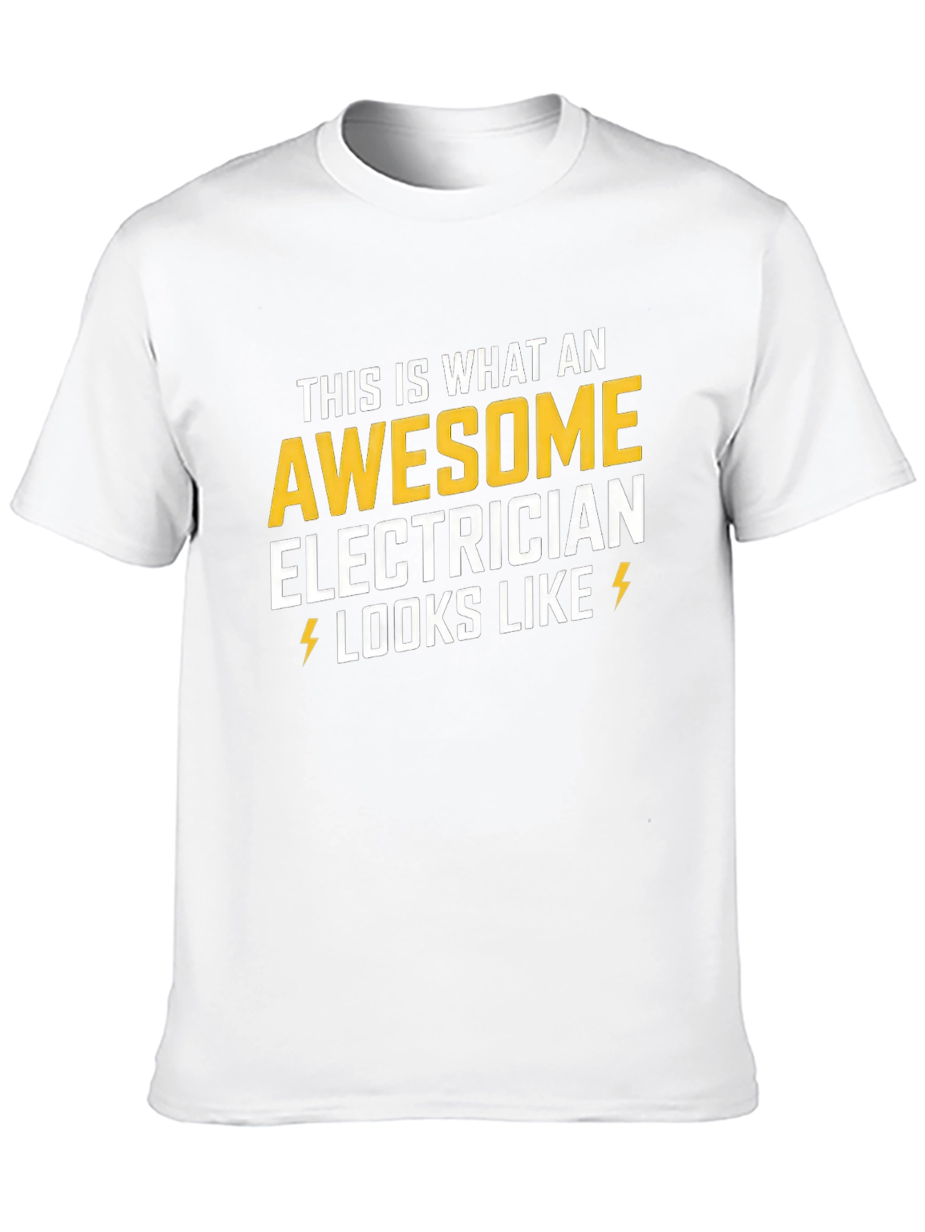 Black Awesome Electrician T-Shirt - Gift for Electricians view 10