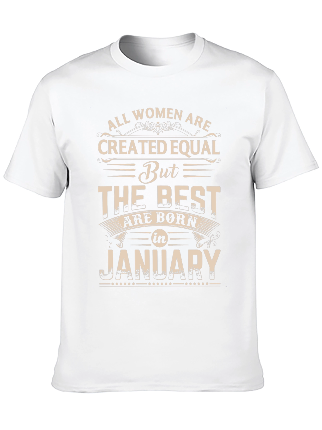 Black Women Born in January Graphic Tee view 10