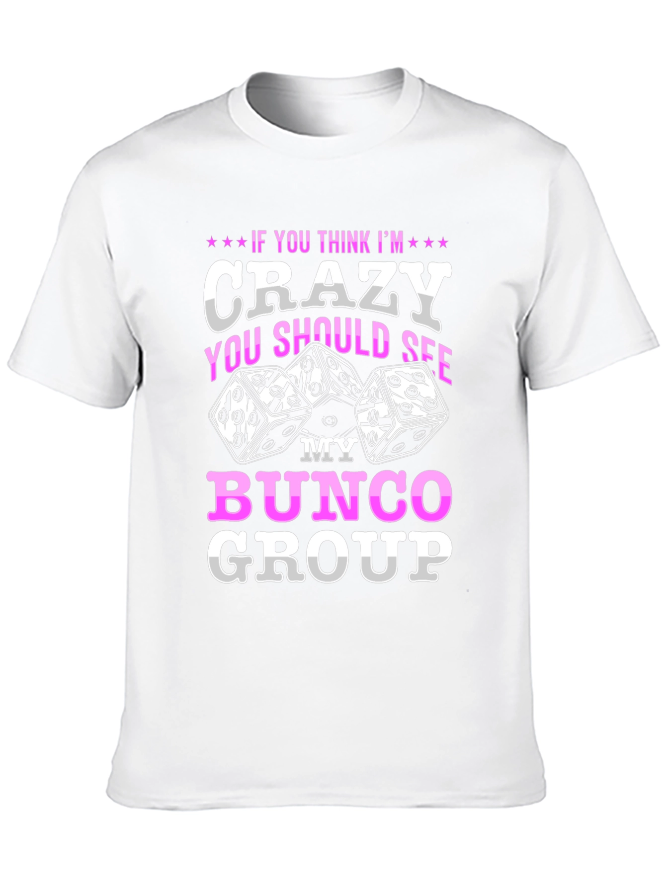 Black Crazy Bunco Group T-Shirt view 10