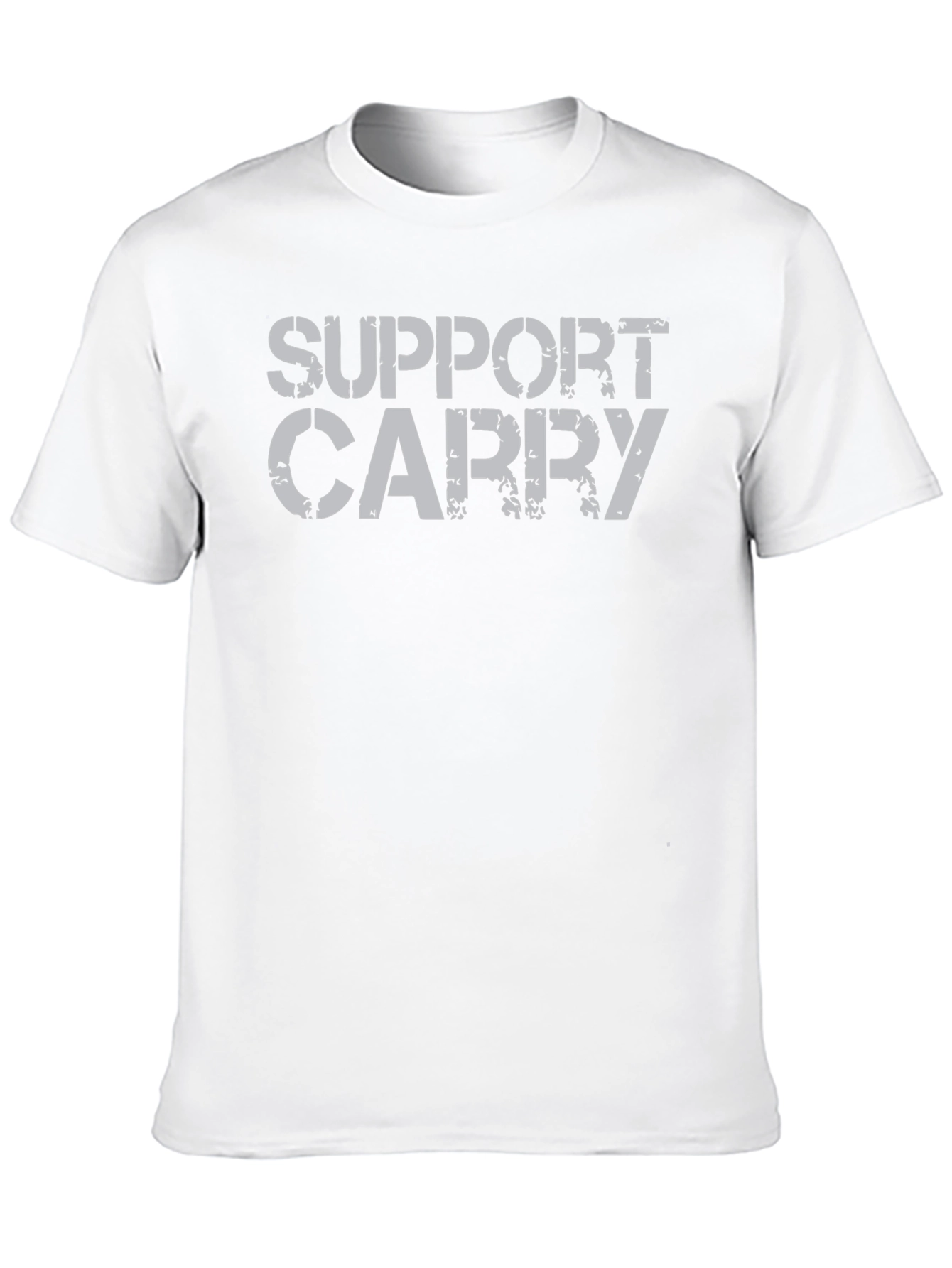 Black Support Carry Graphic Tee - Black Casual Shirt view 10