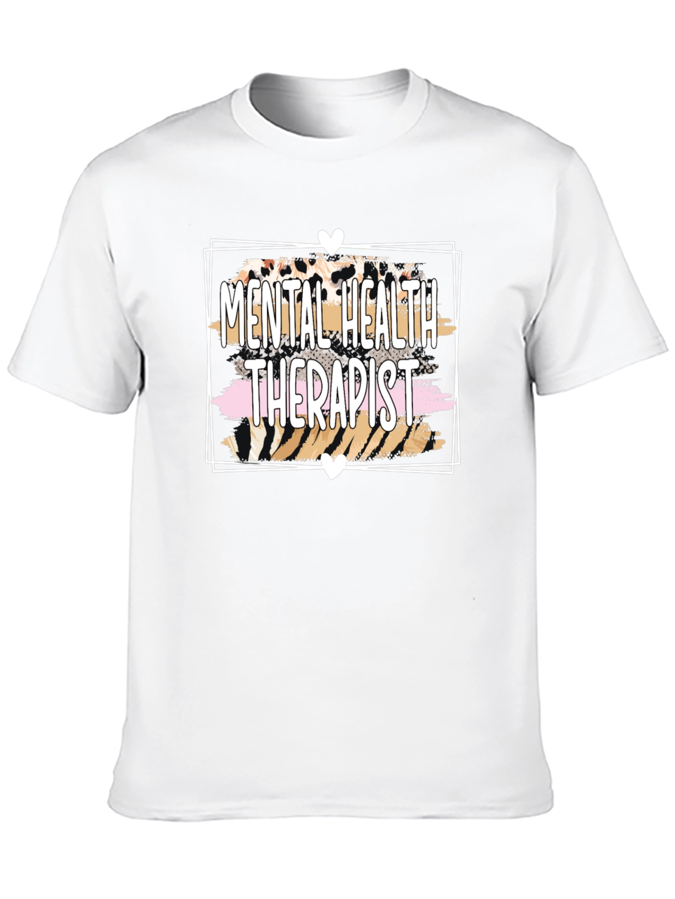 Black Mental Health Therapist Graphic Tee view 10