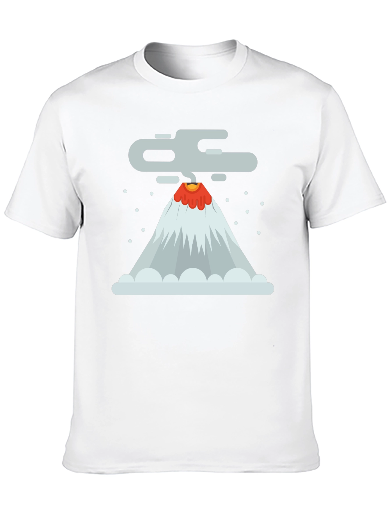 Black Volcano Graphic Tee - Erupting Style! view 10