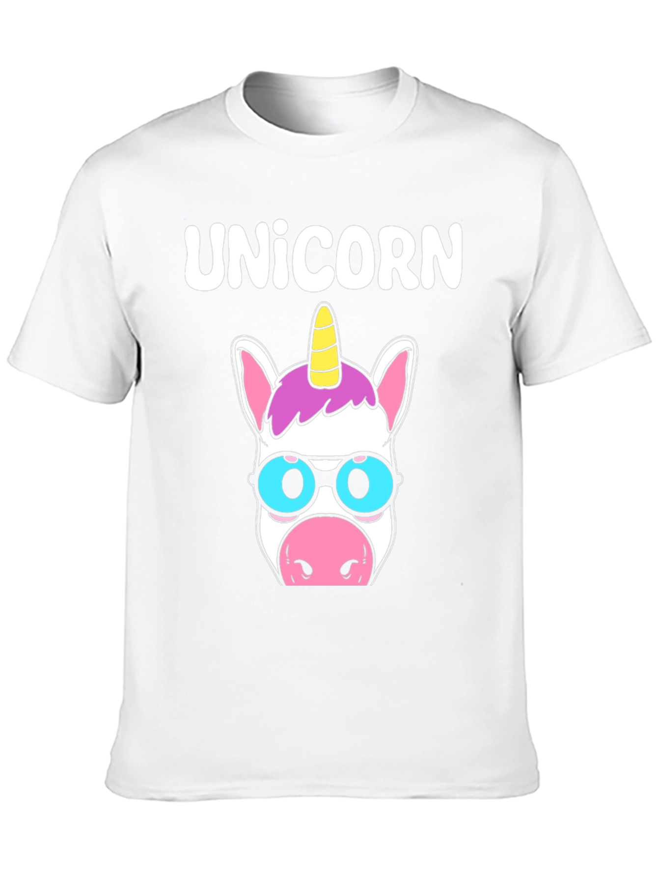Black Unicorn T-Shirt - Cute Cartoon Style view 10