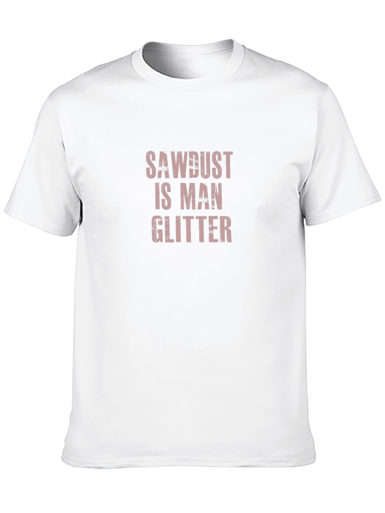 Black Sawdust Is Man Glitter T-Shirt - Black view 10