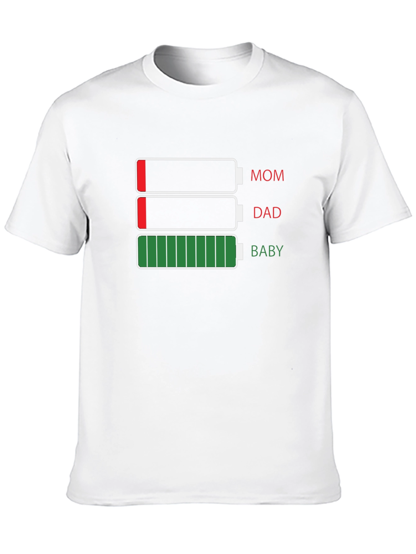 Black Family Battery Level Graphic Tee view 10