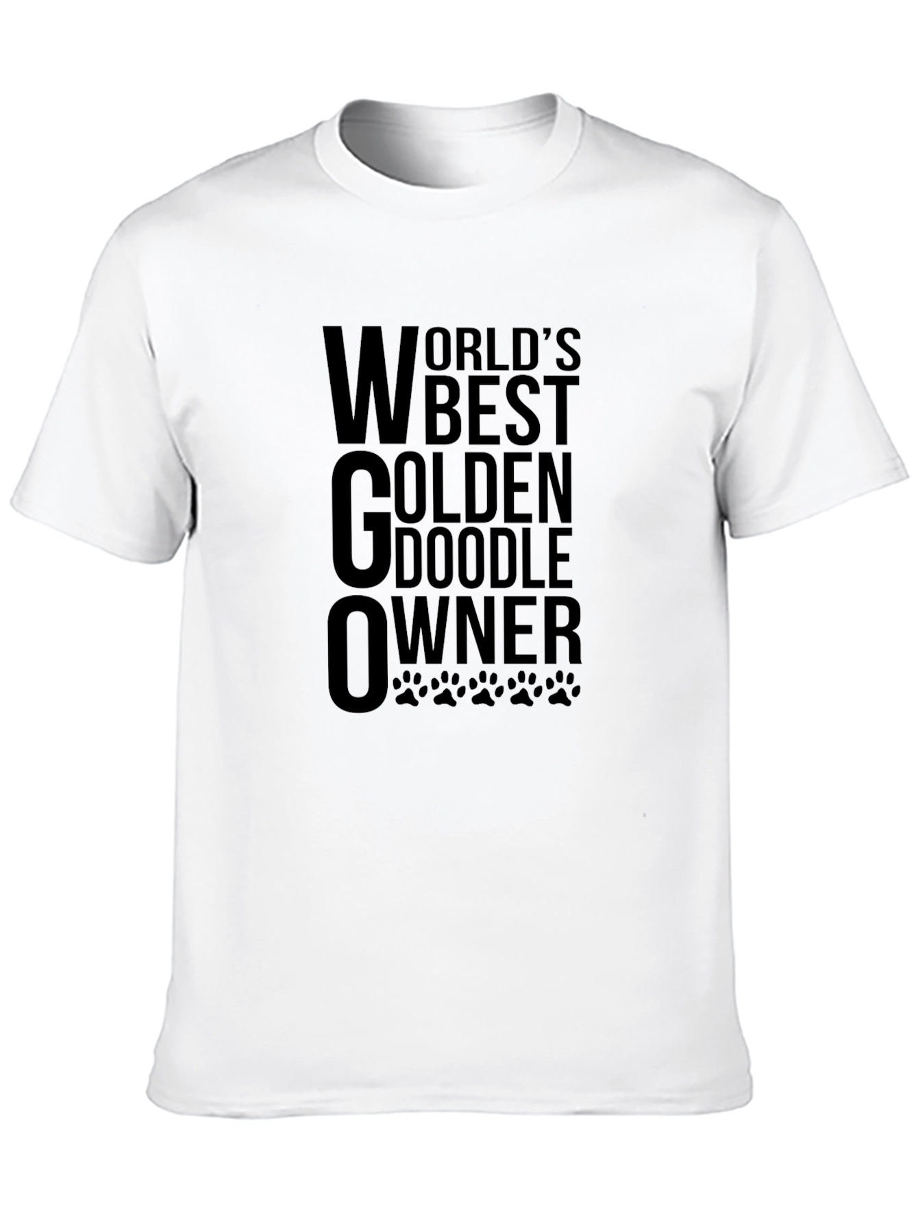 Black World's Best Goldendoodle Owner Black T-Shirt view 10