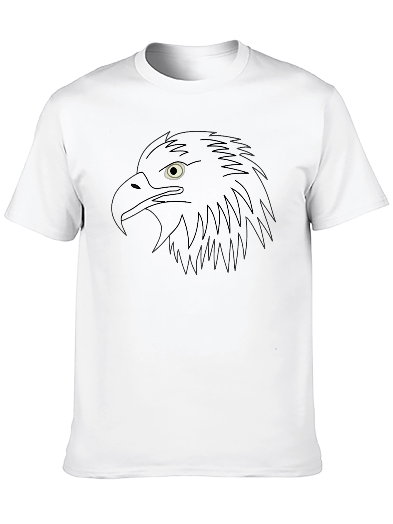 Black Men's Black Eagle Graphic Tee view 10
