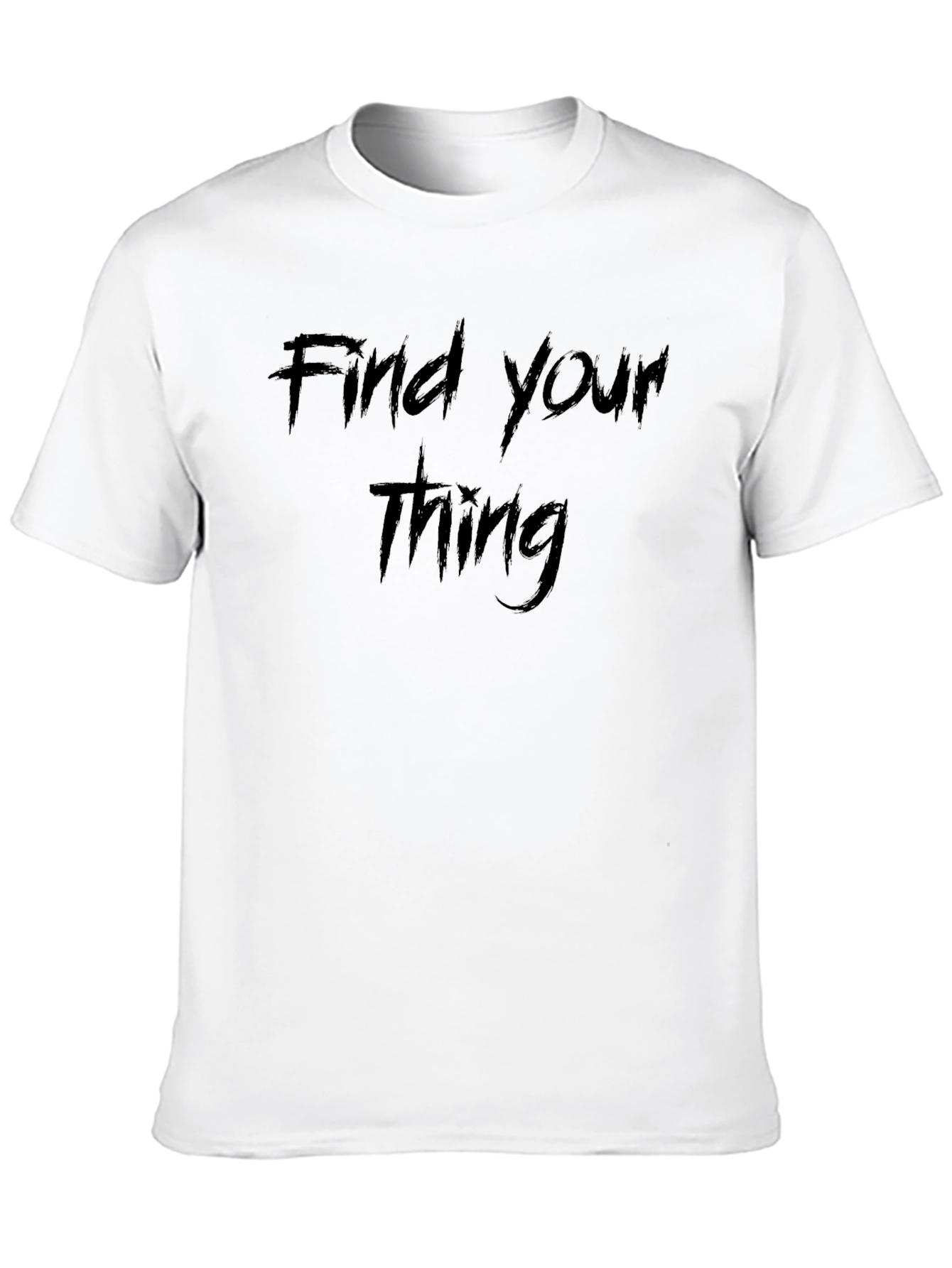 Black Find Your Thing Black T-Shirt view 10