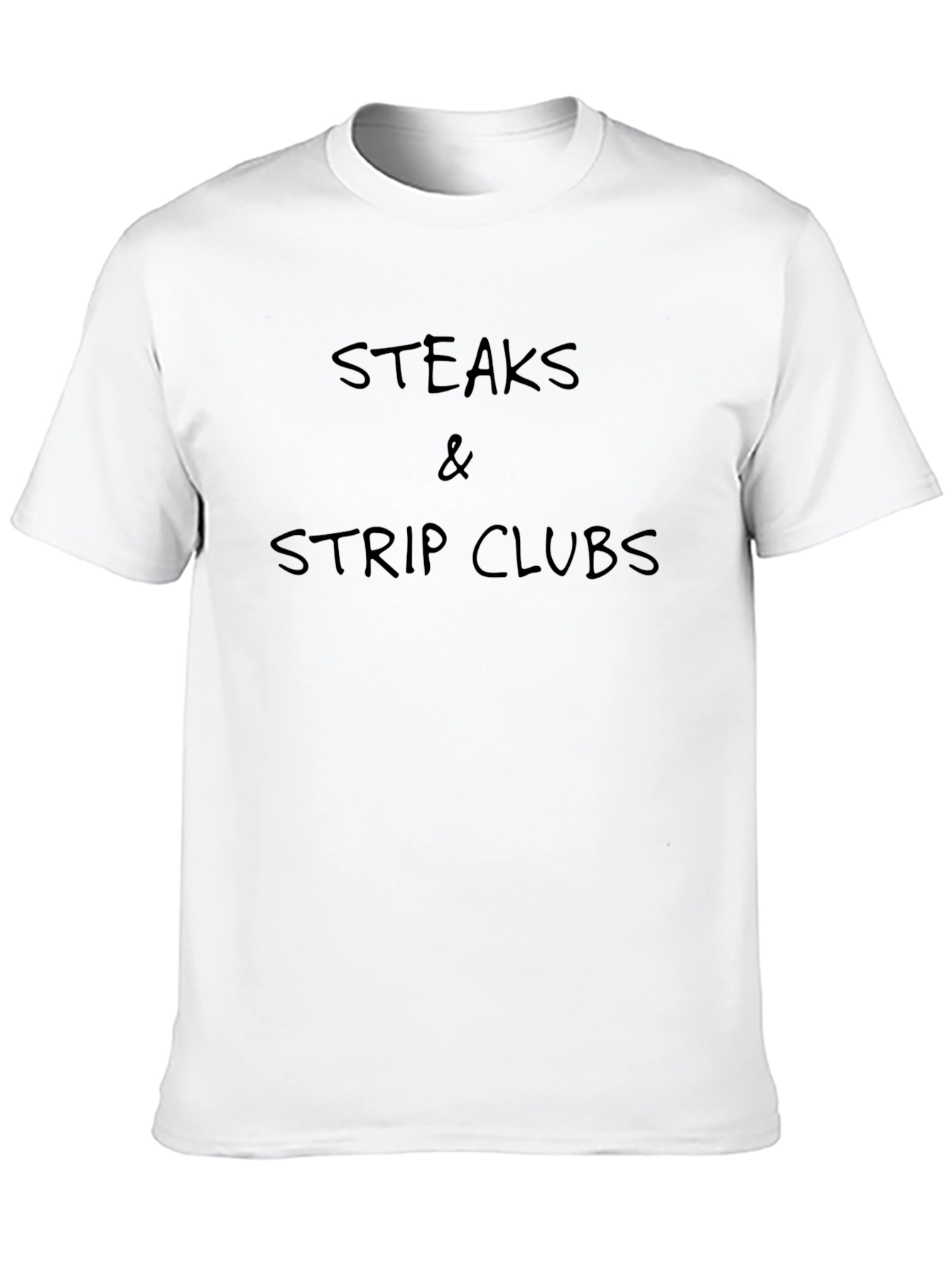 Black Steaks & Strip Clubs Graphic Tee view 10