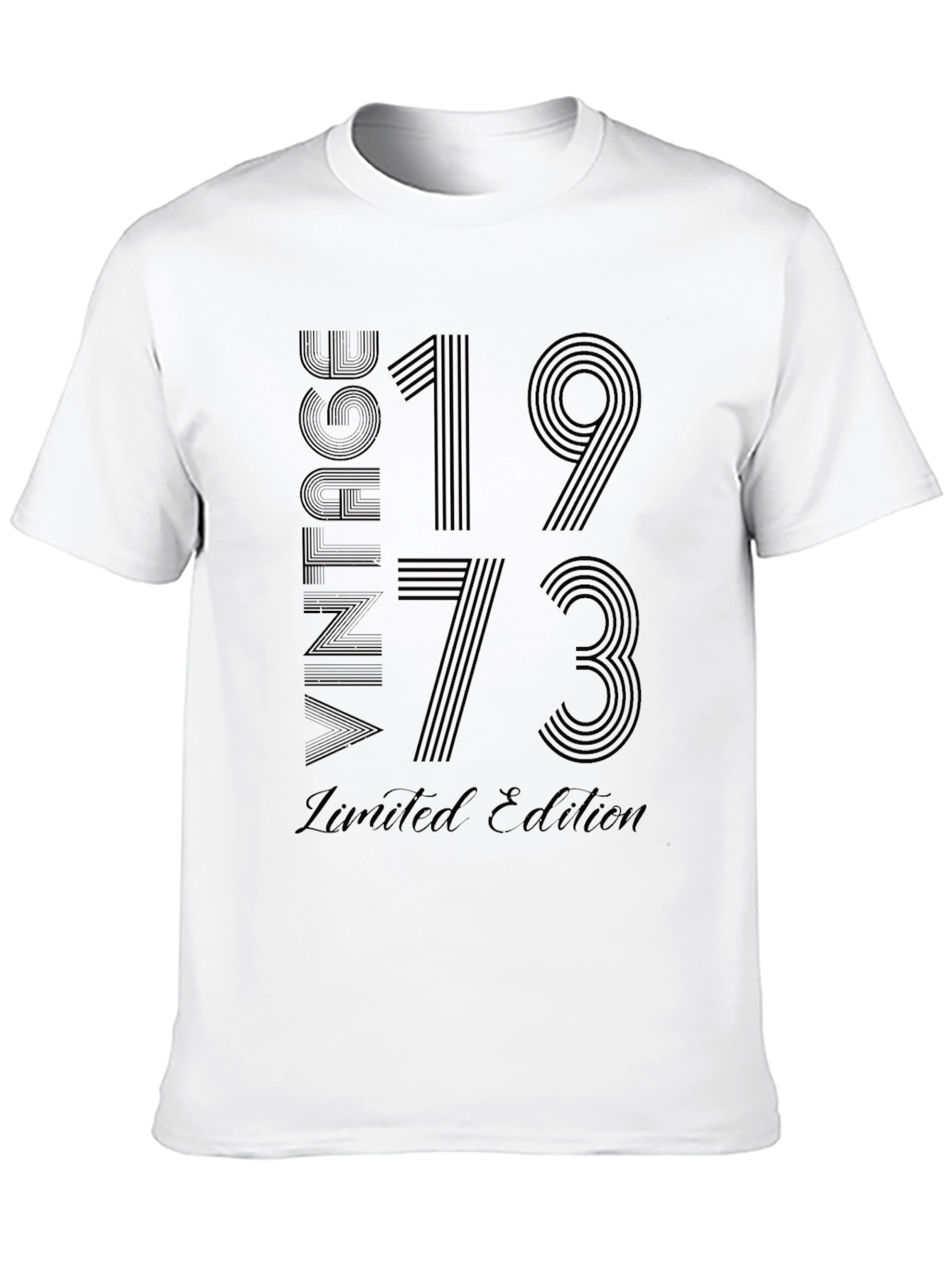 Black Vintage 1973 Limited Edition Black Graphic T-Shirt view 10