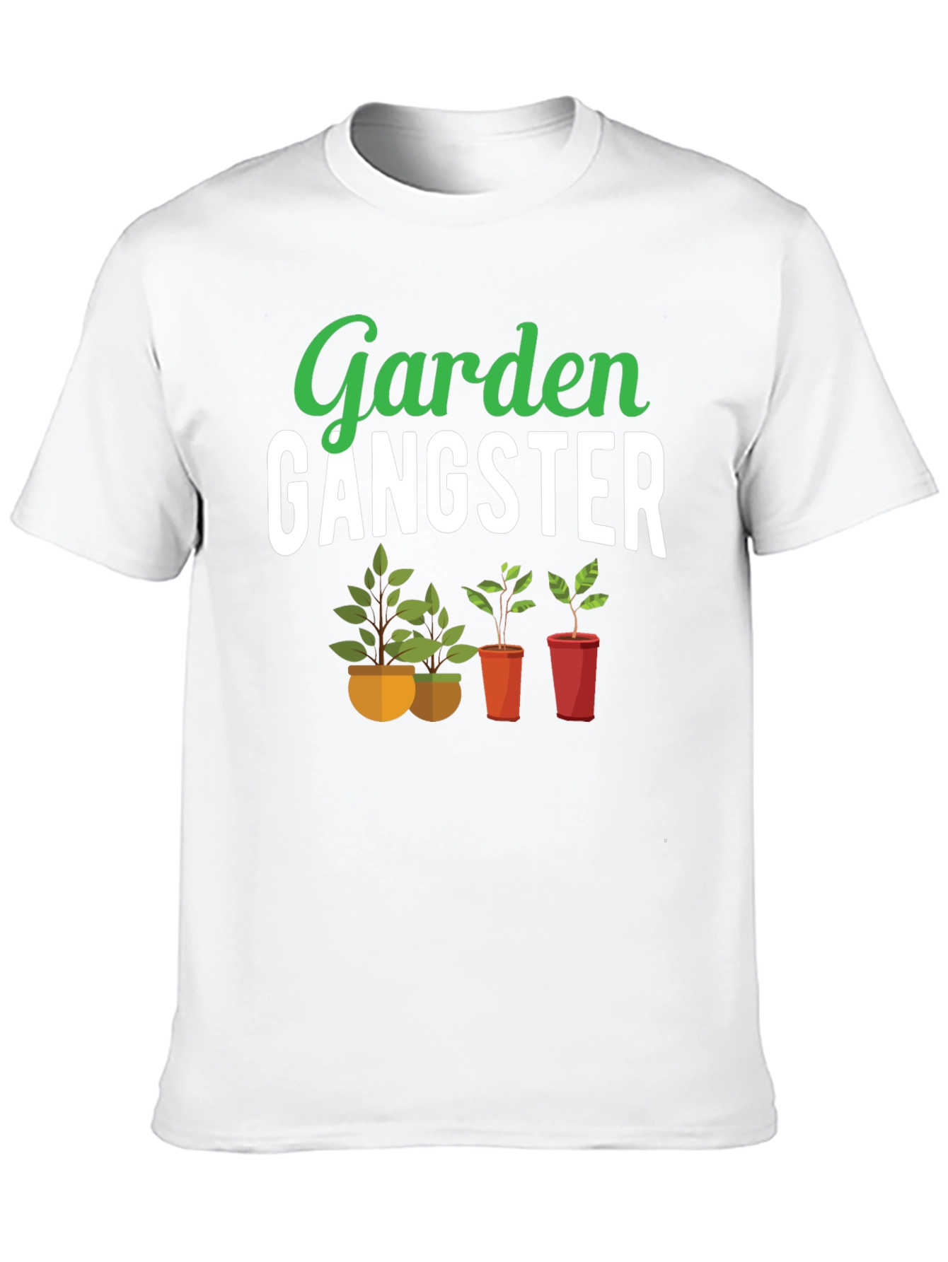 Black Garden Gangster T-Shirt - Gardening Humor Tee view 10