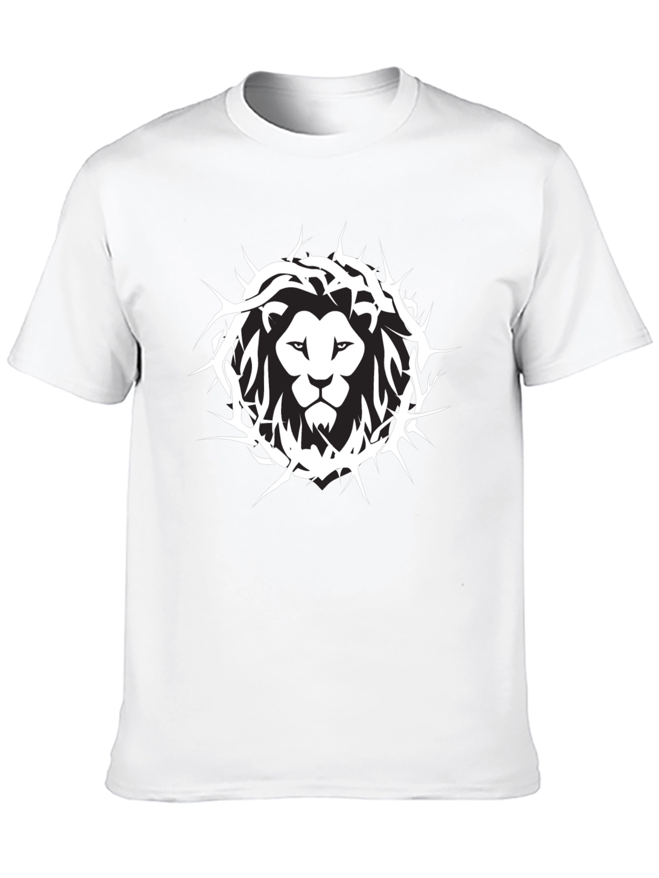 Black Lion Crown Graphic Tee - Black view 10