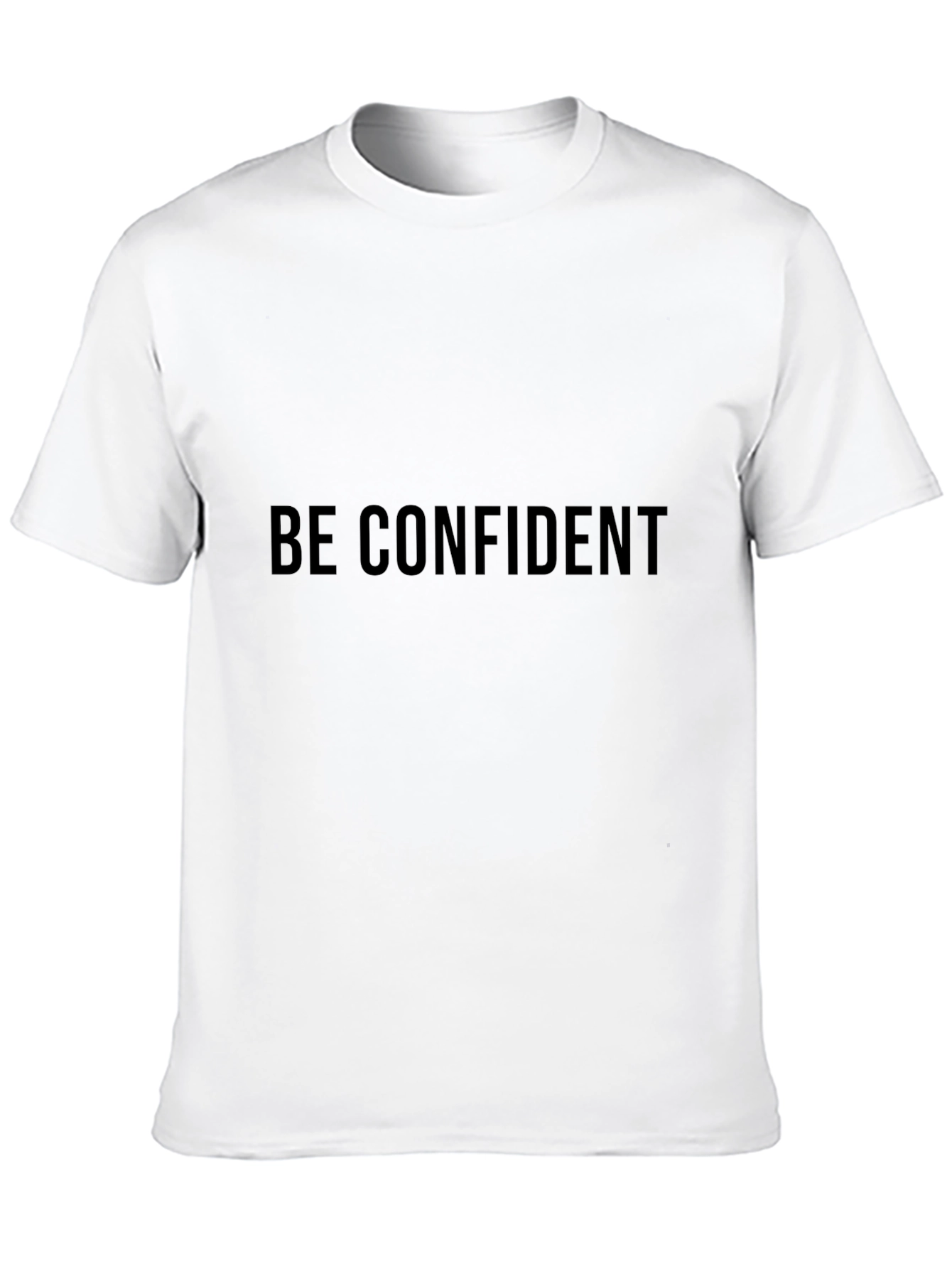 Black Be Confident Black T-Shirt view 10