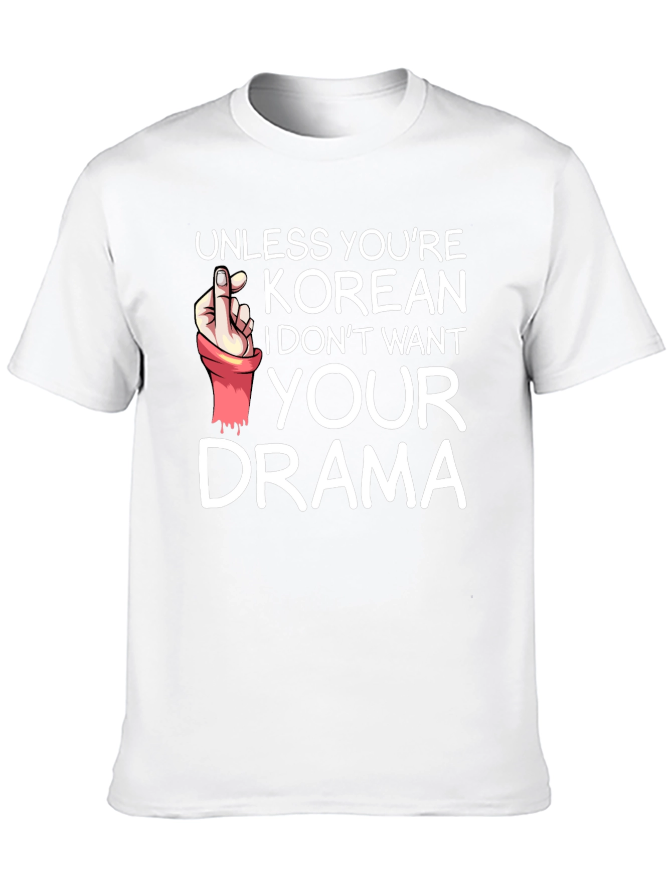 Black Korean Drama Funny Graphic T-Shirt view 10