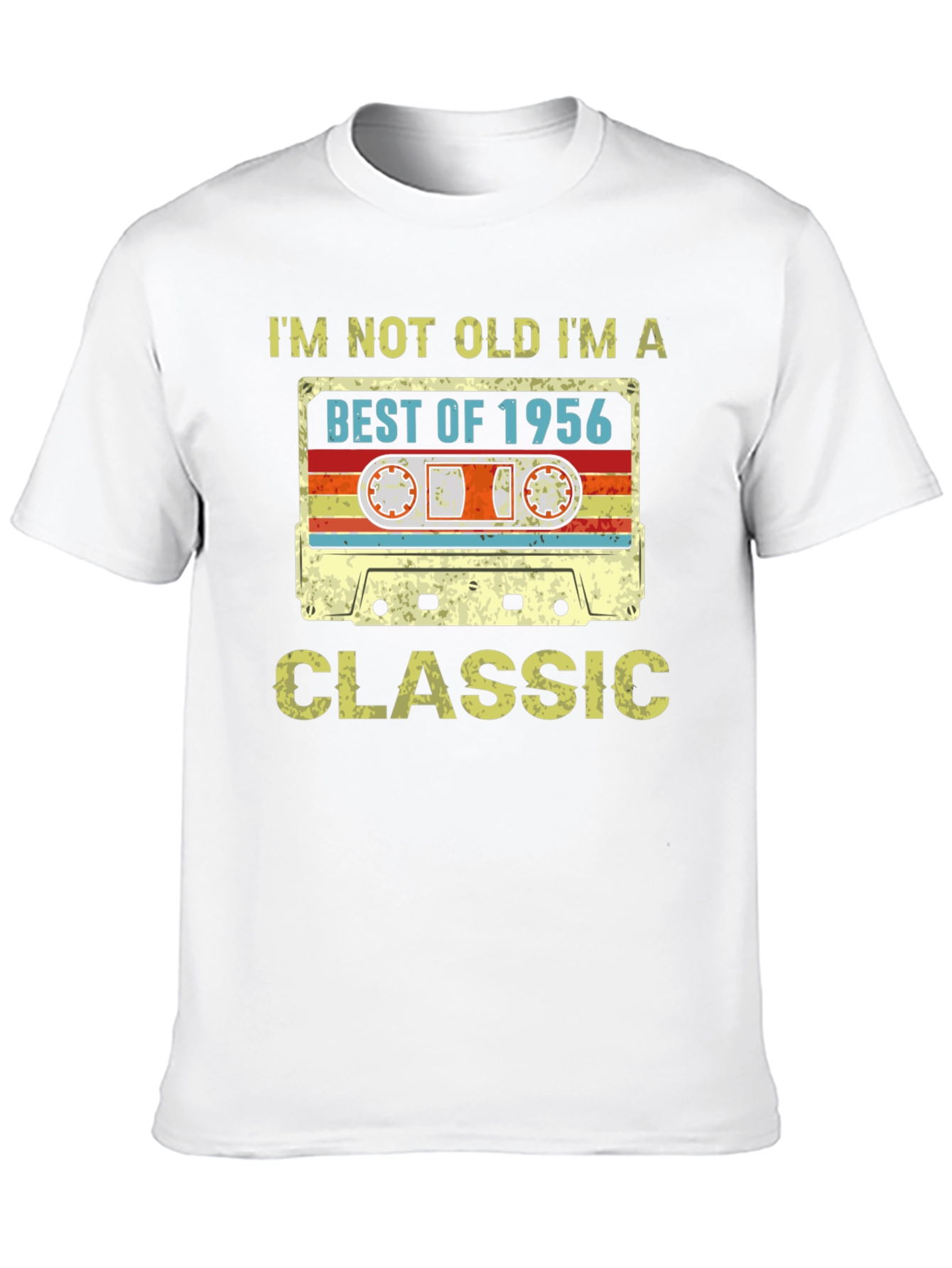 Black Best of 1956 Classic Cassette T-Shirt view 10