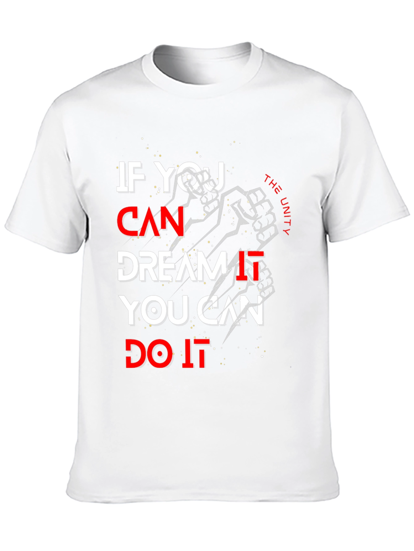 Black Inspirational Graphic Tee - If You Can Dream It, Do It! view 10