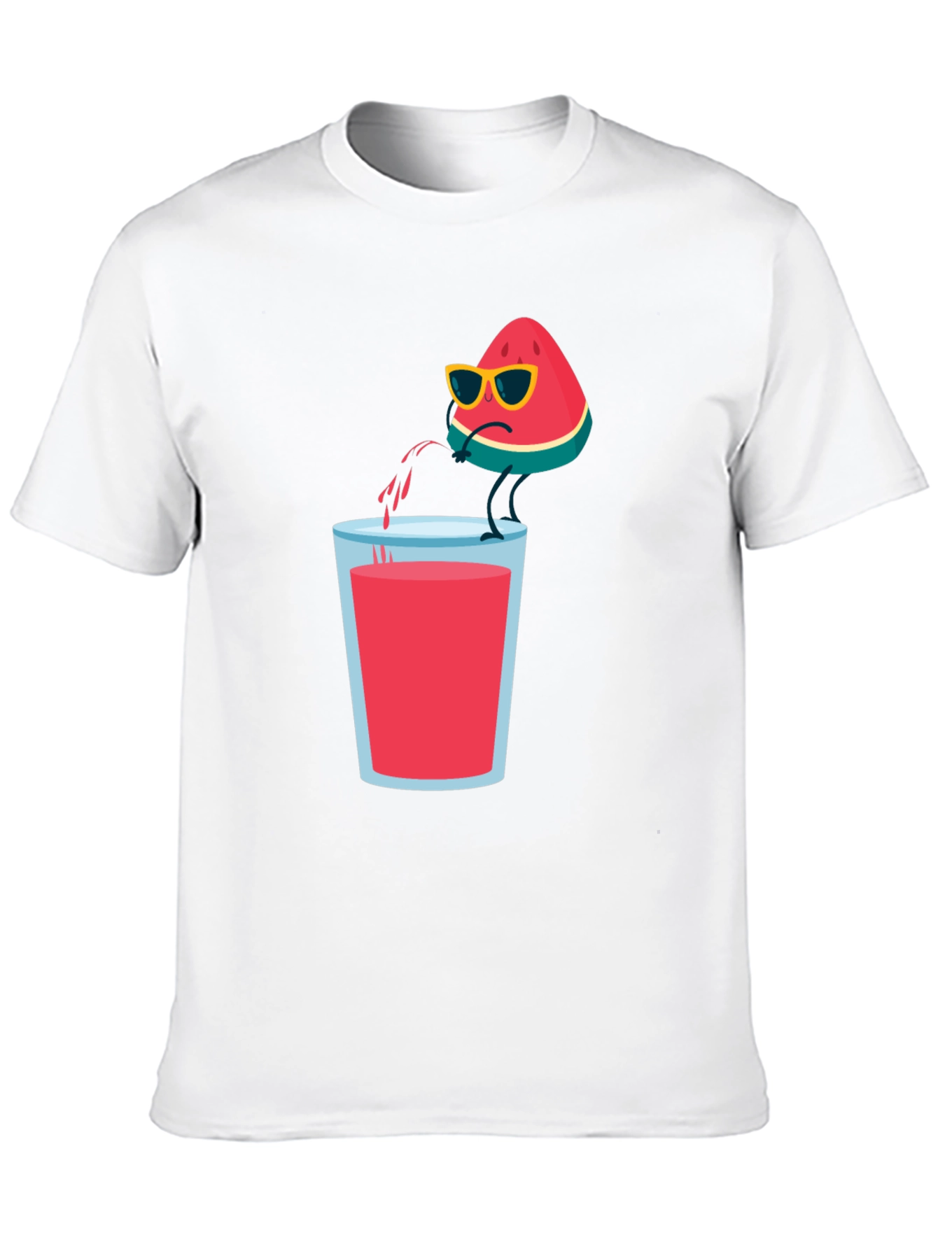 Black Cool Watermelon T-Shirt view 10