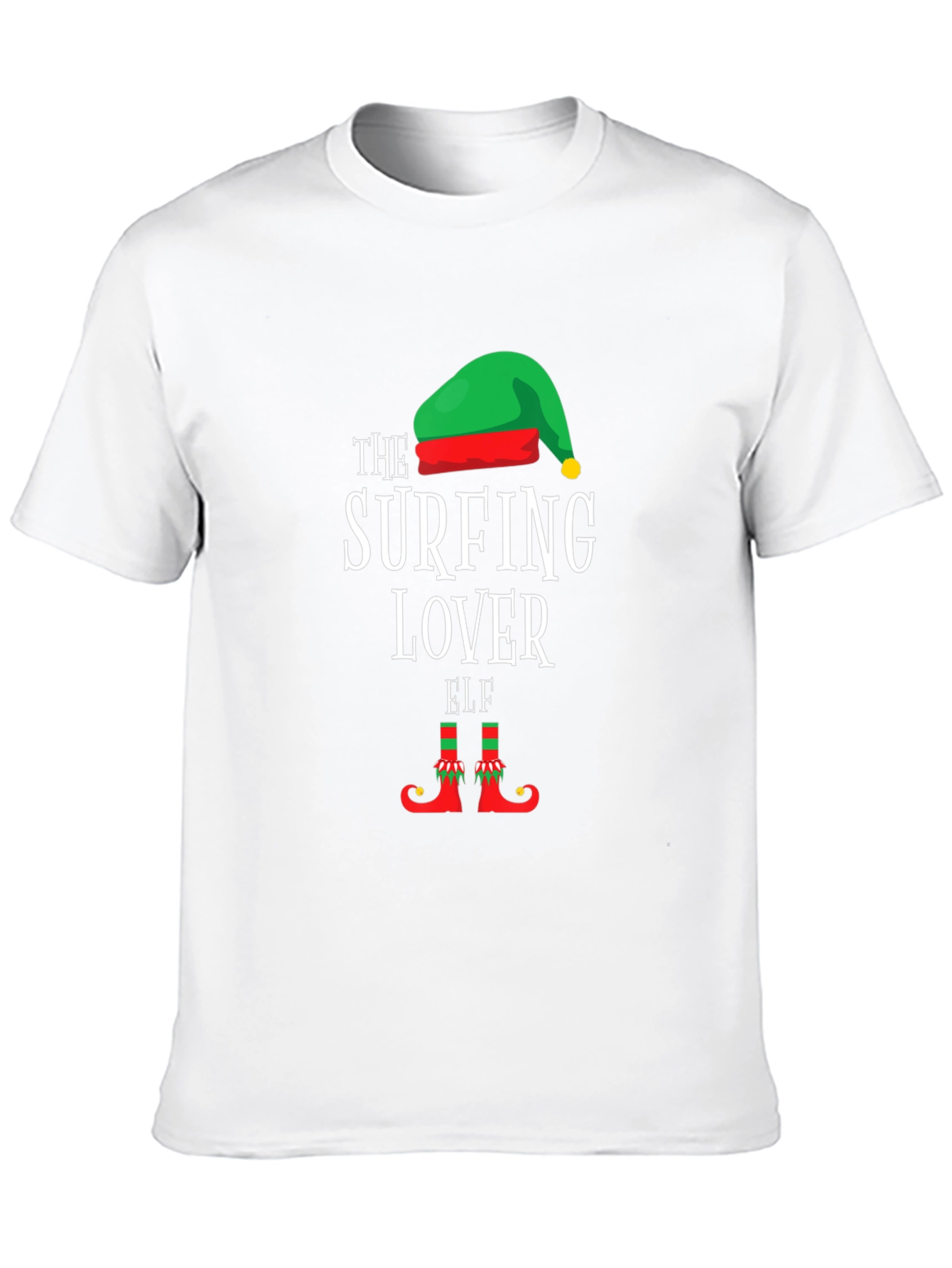 Black The Surfing Lover Elf T-Shirt view 10