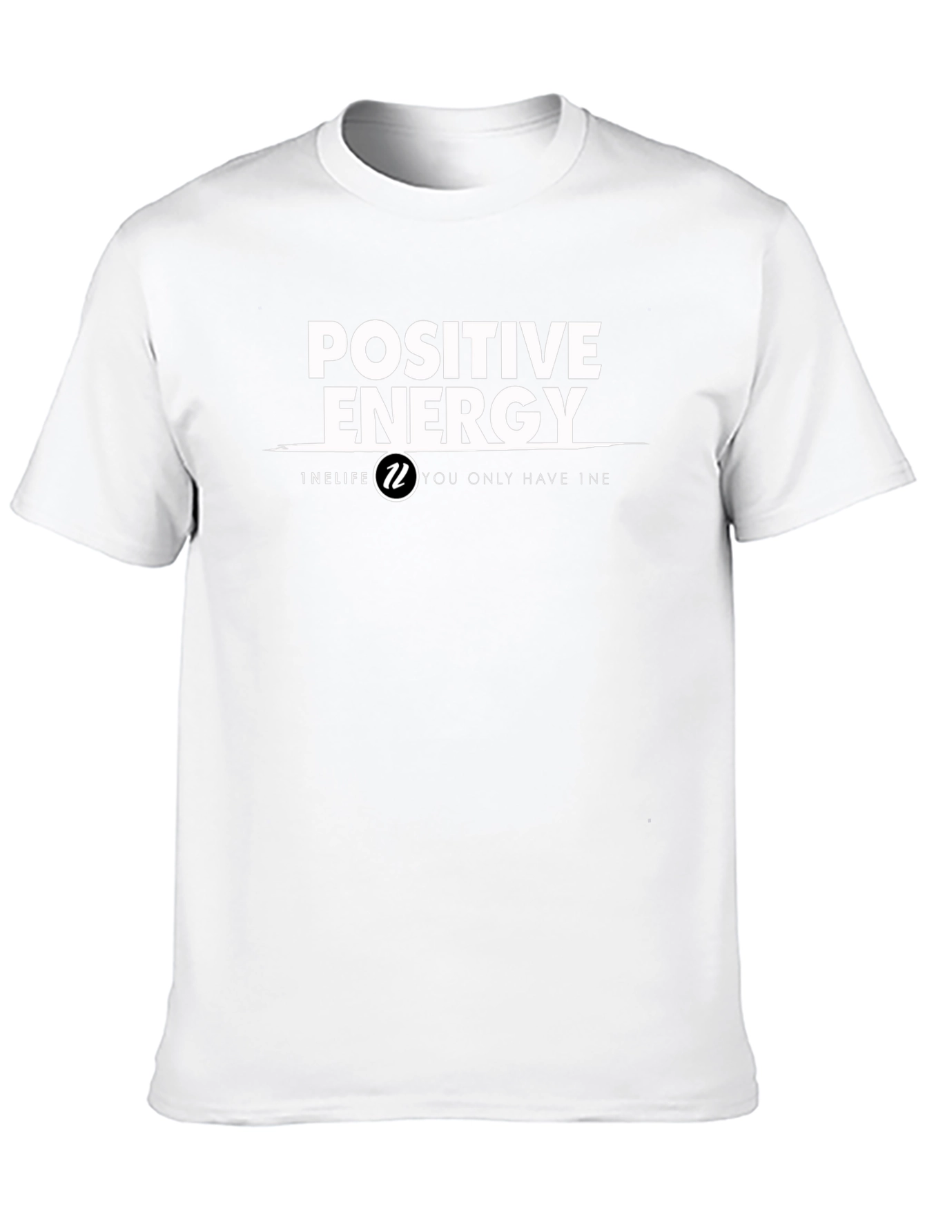 Black Positive Energy 1N Life T-Shirt view 10