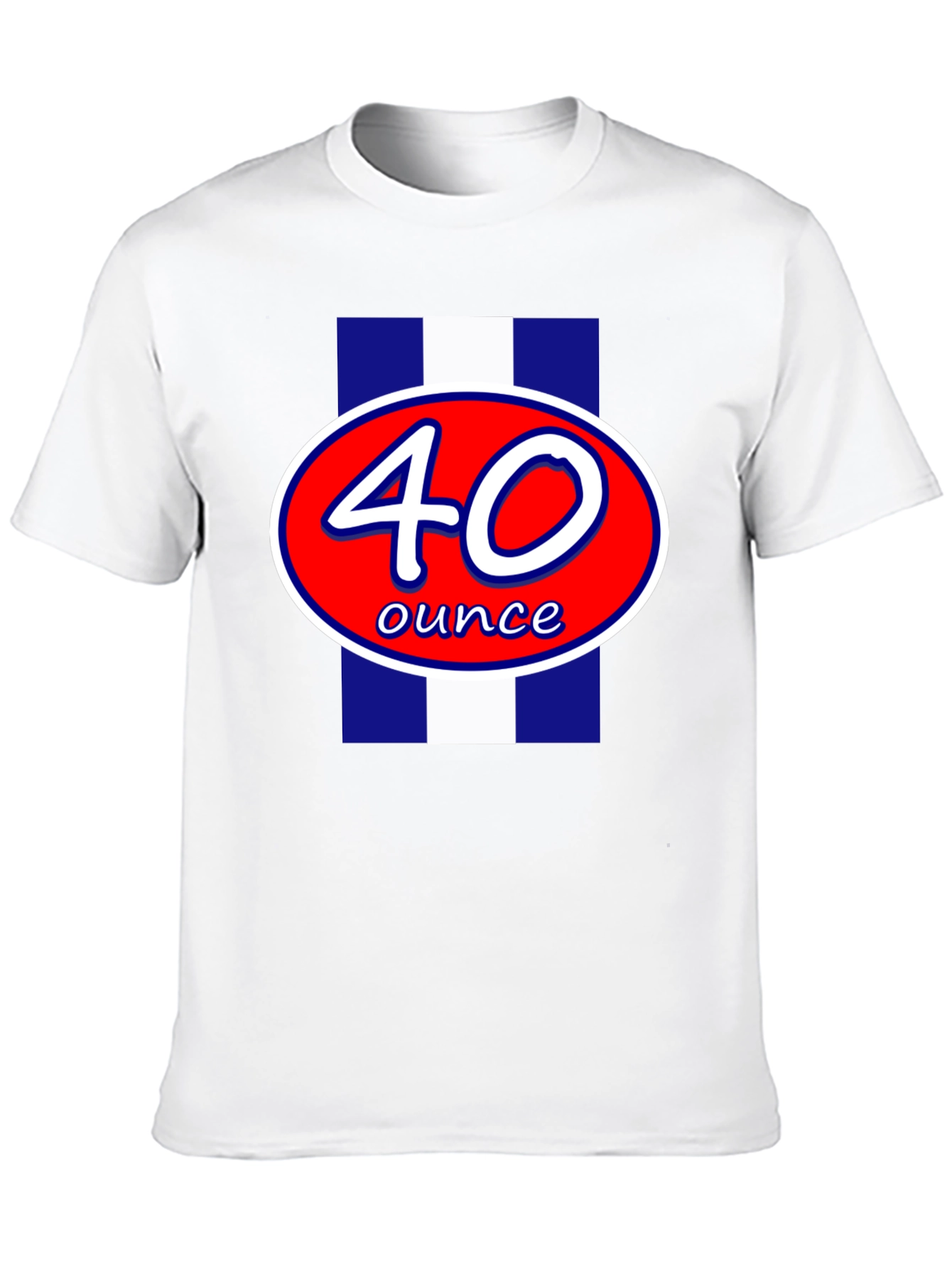 Black 40 Ounce Black T-Shirt - Bold Graphic Tee view 10