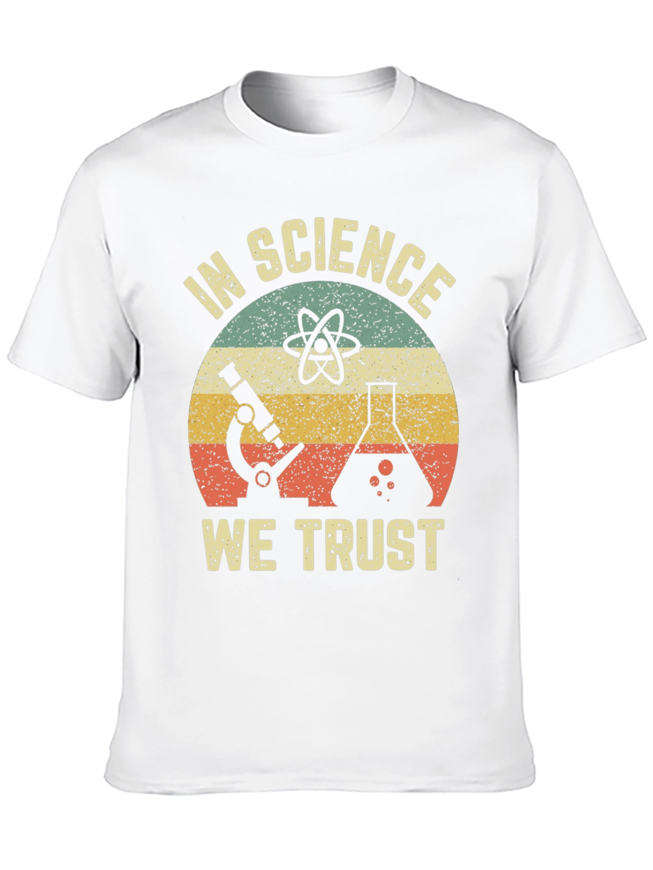 Black In Science We Trust Black T-Shirt view 10