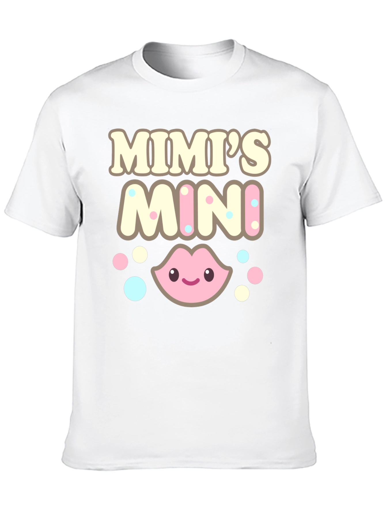 Black Mimi's Mini T-Shirt Cute Matching Family Outfit view 10