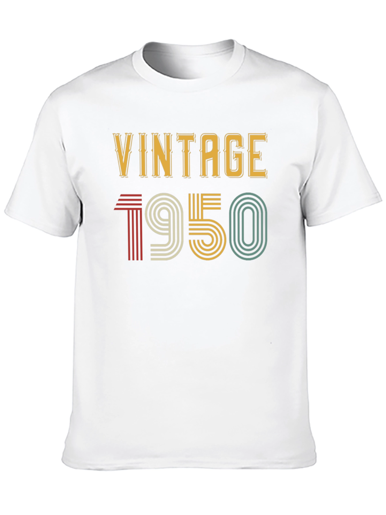 Black Vintage 1950 T-Shirt - Retro Style view 10