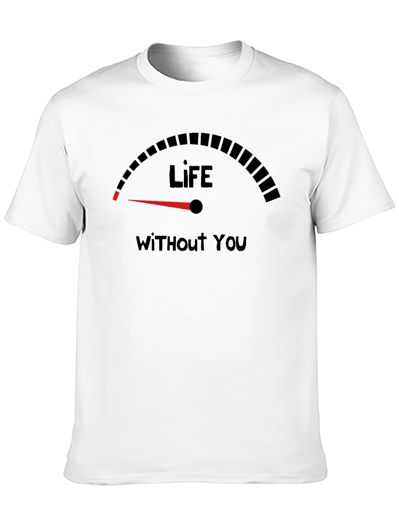 Black Life Without You T-Shirt - Express Your Feelings view 10