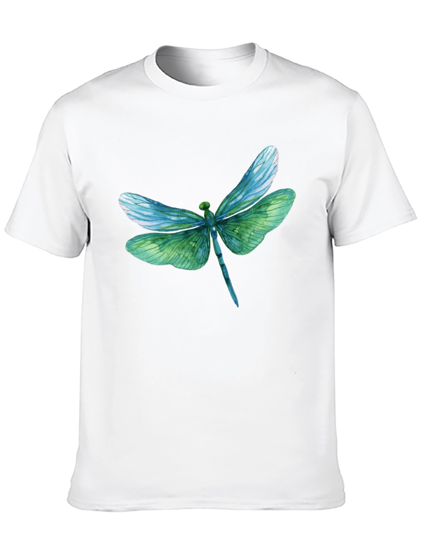 Black Dragonfly Graphic Tee - Black Cotton Blend view 10