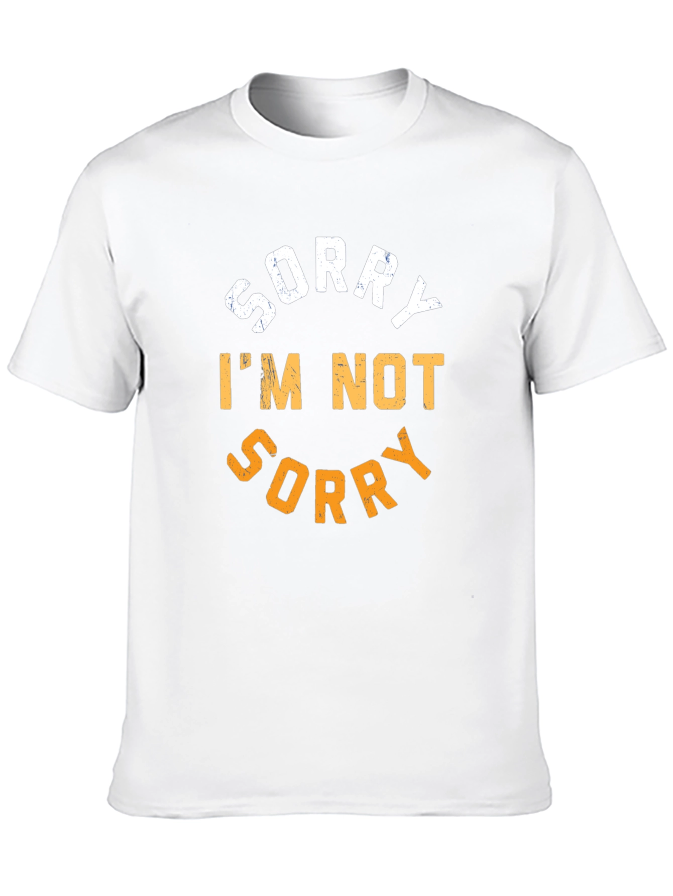 Black Sorry I'm Not Sorry Graphic T-Shirt view 10