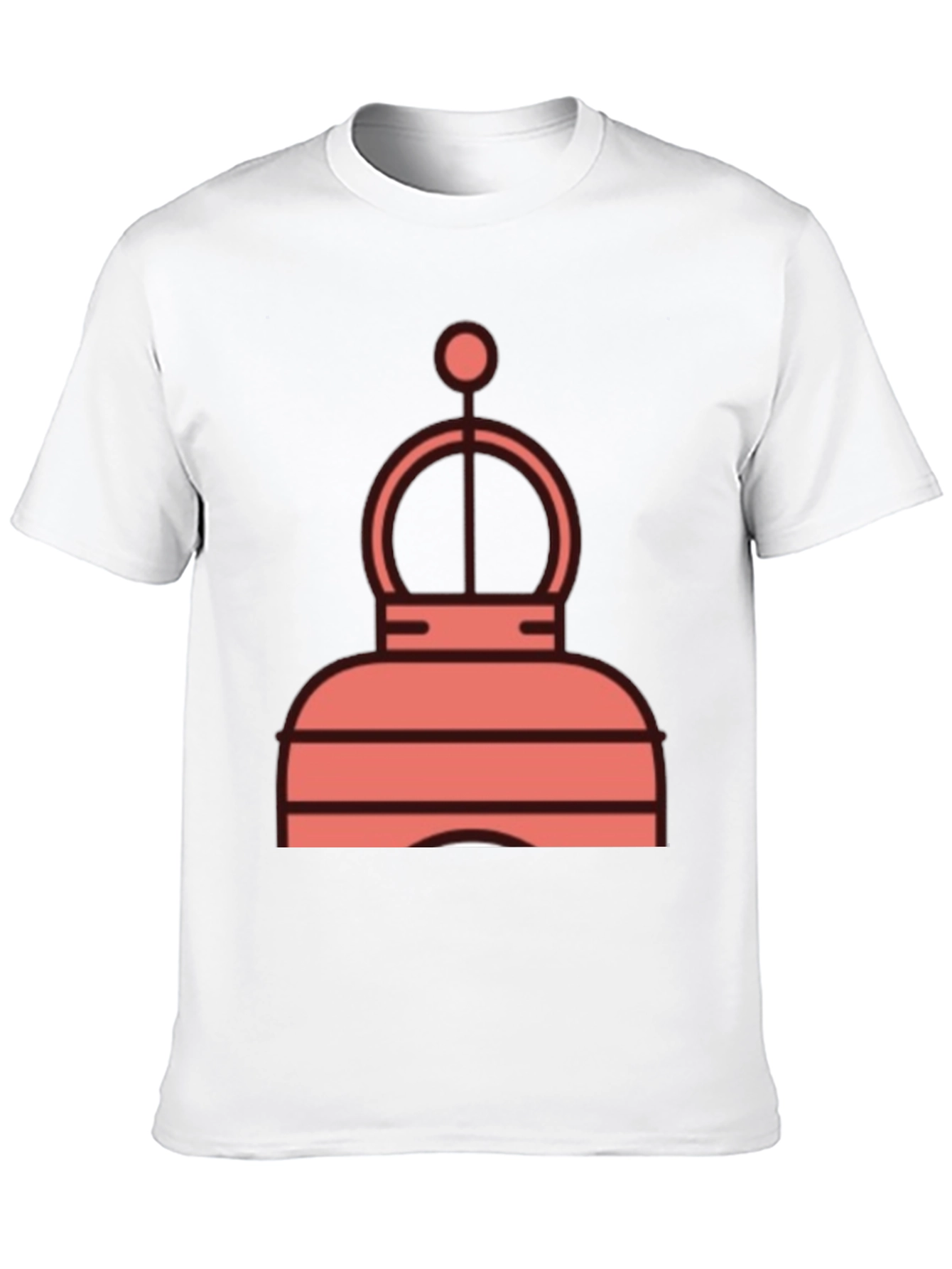 Black Abstract Crown Graphic T-Shirt - Modern Style view 10