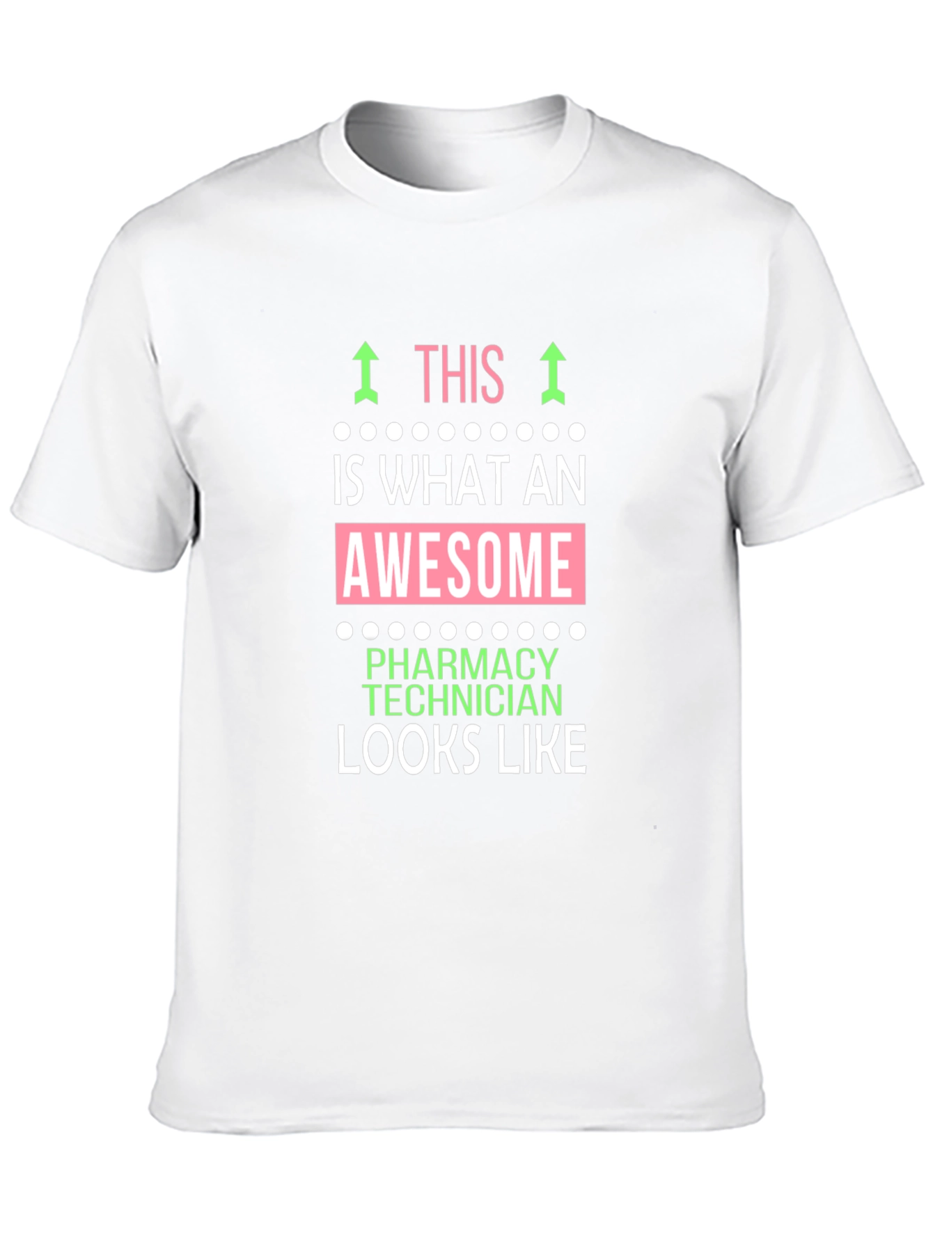 Black Awesome Pharmacy Technician T-Shirt view 10