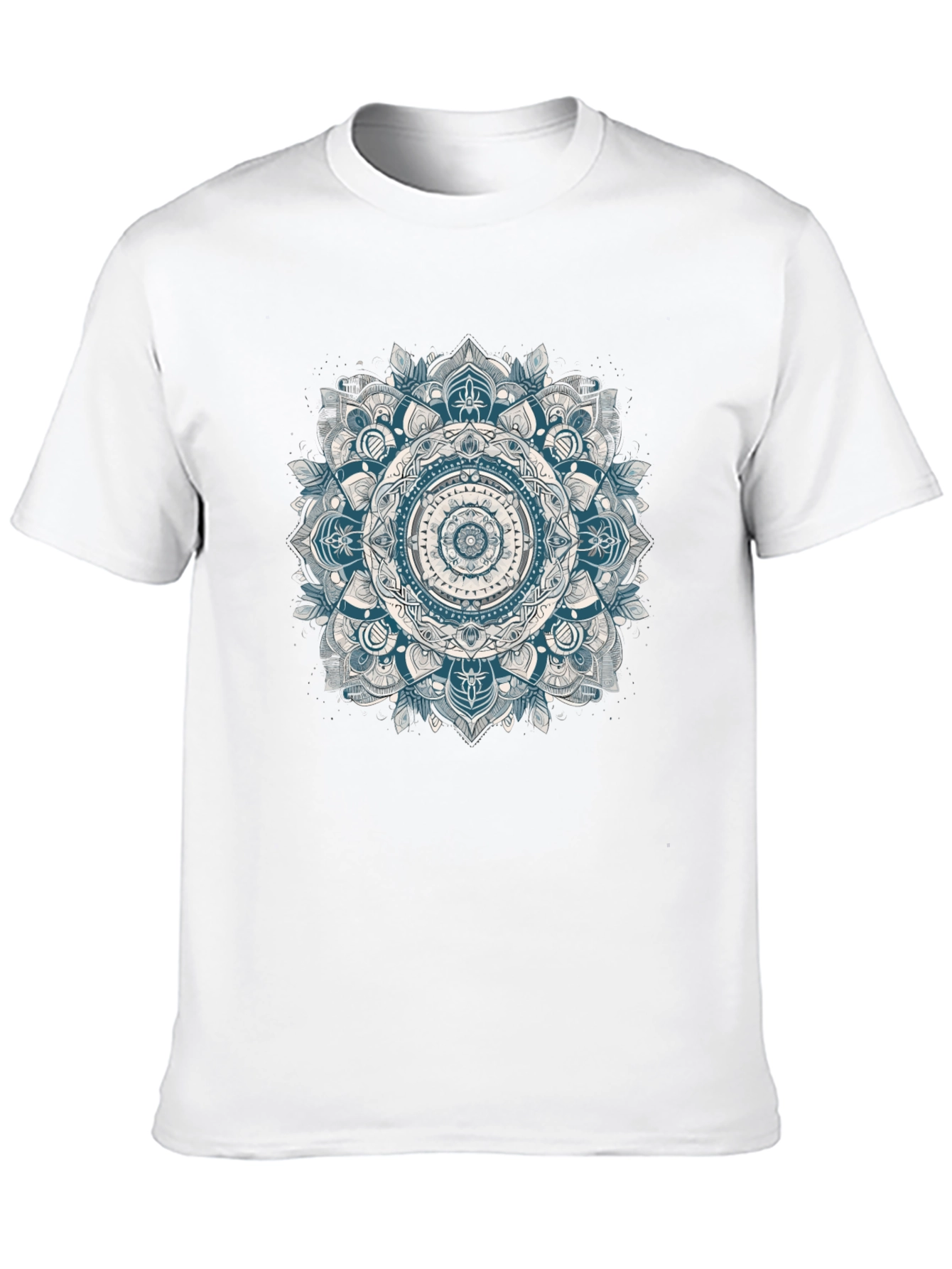 Black Mandala Graphic Black T-Shirt view 10