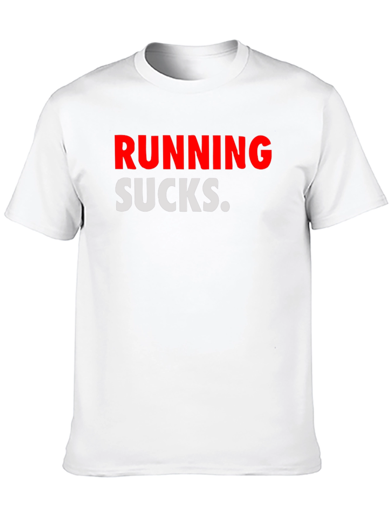 Black Running Sucks Graphic Tee view 10